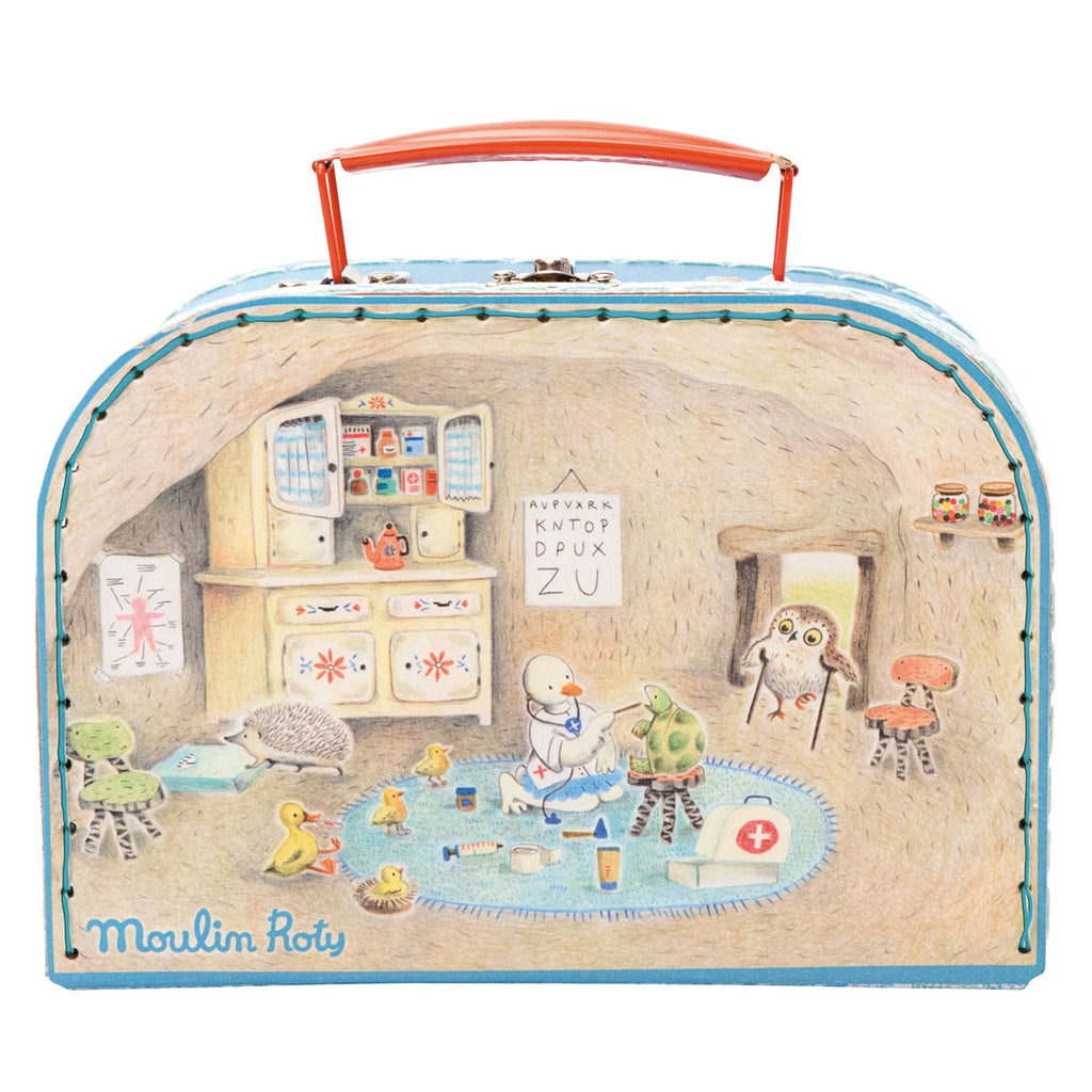 Moulin Roty | Valigetta Dottore in Legno La Grande Famille Famiglia