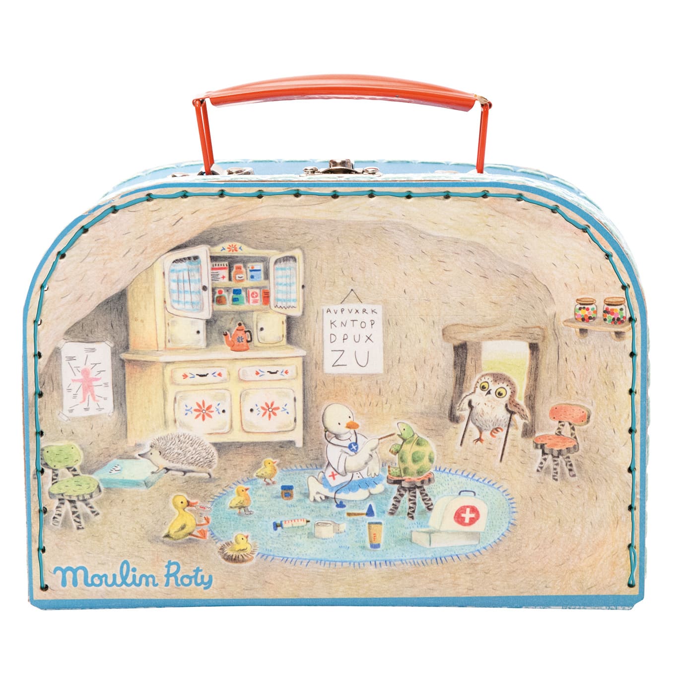 Moulin Roty | Valigetta Dottore in Legno La Grande Famille Famiglia