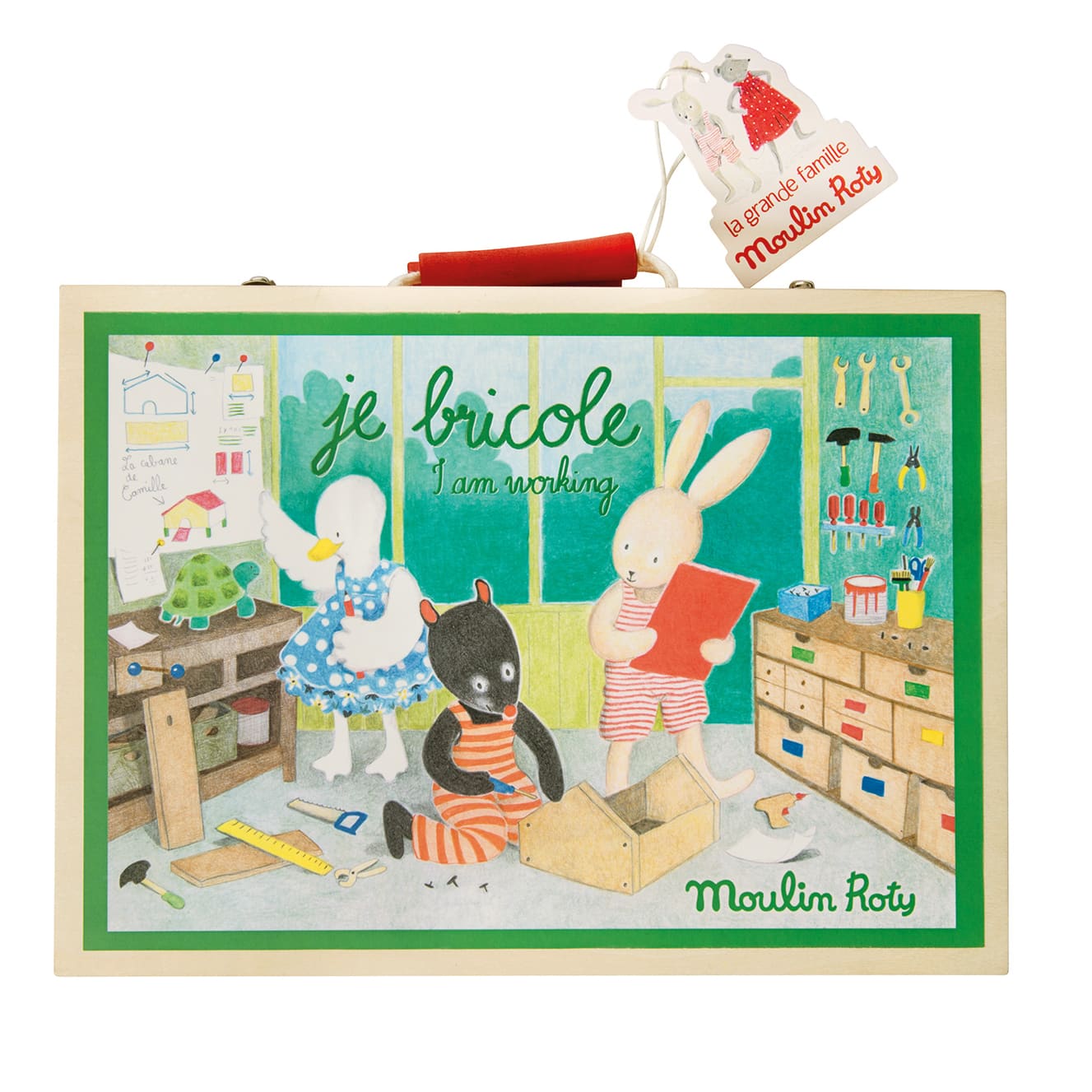 Moulin Roty | Valigetta Falegname Attrezzi in Legno La Grande Famille