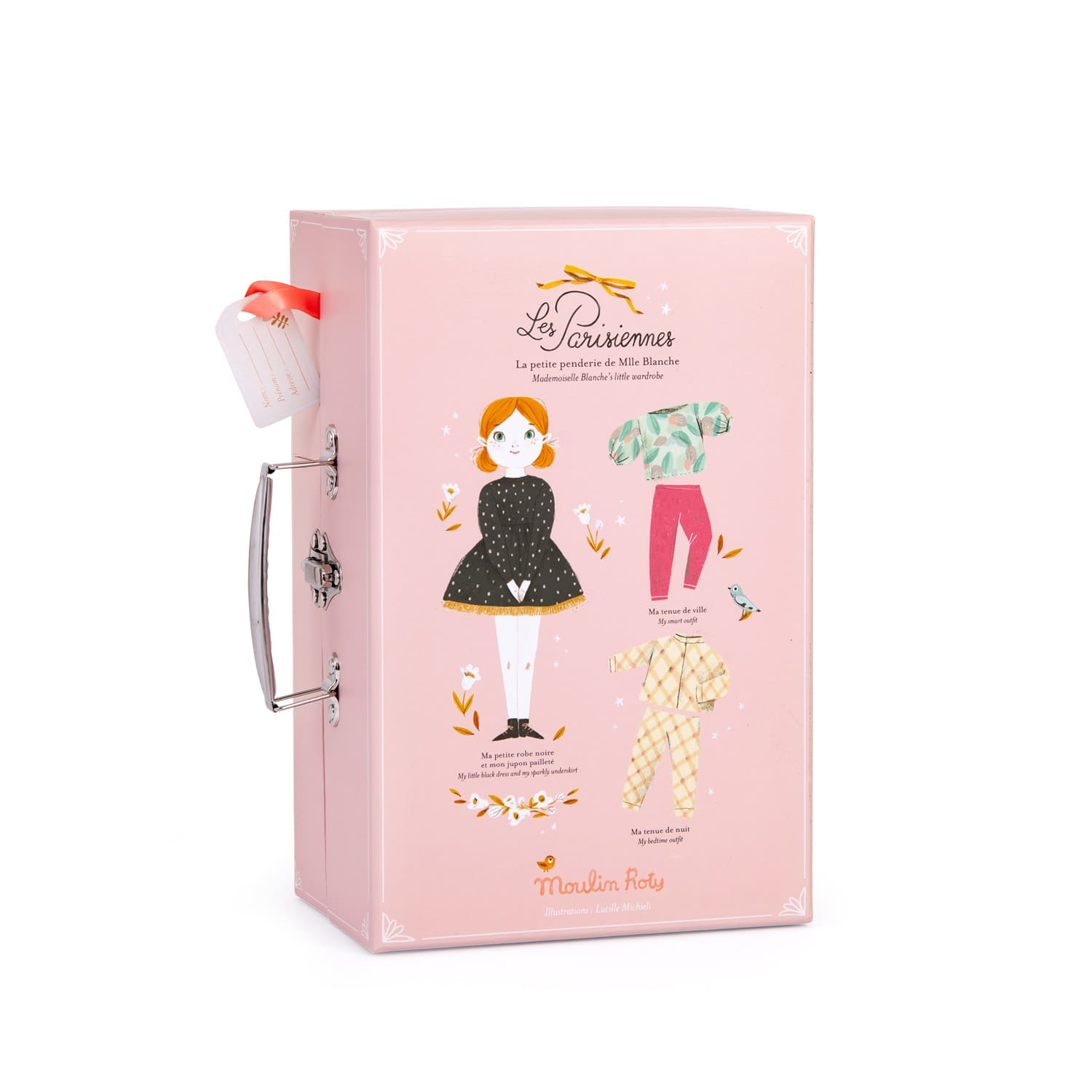 Moulin Roty Valigetta Bambola Armadio e Vestiti Les Parisiennes 642564