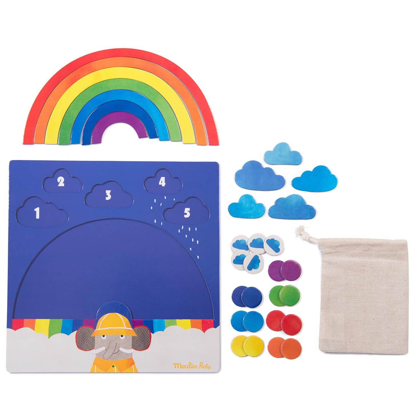 Gioco Magnetico dei Colori, Les Popipop, 3 anni + | Moulin Roty 661371