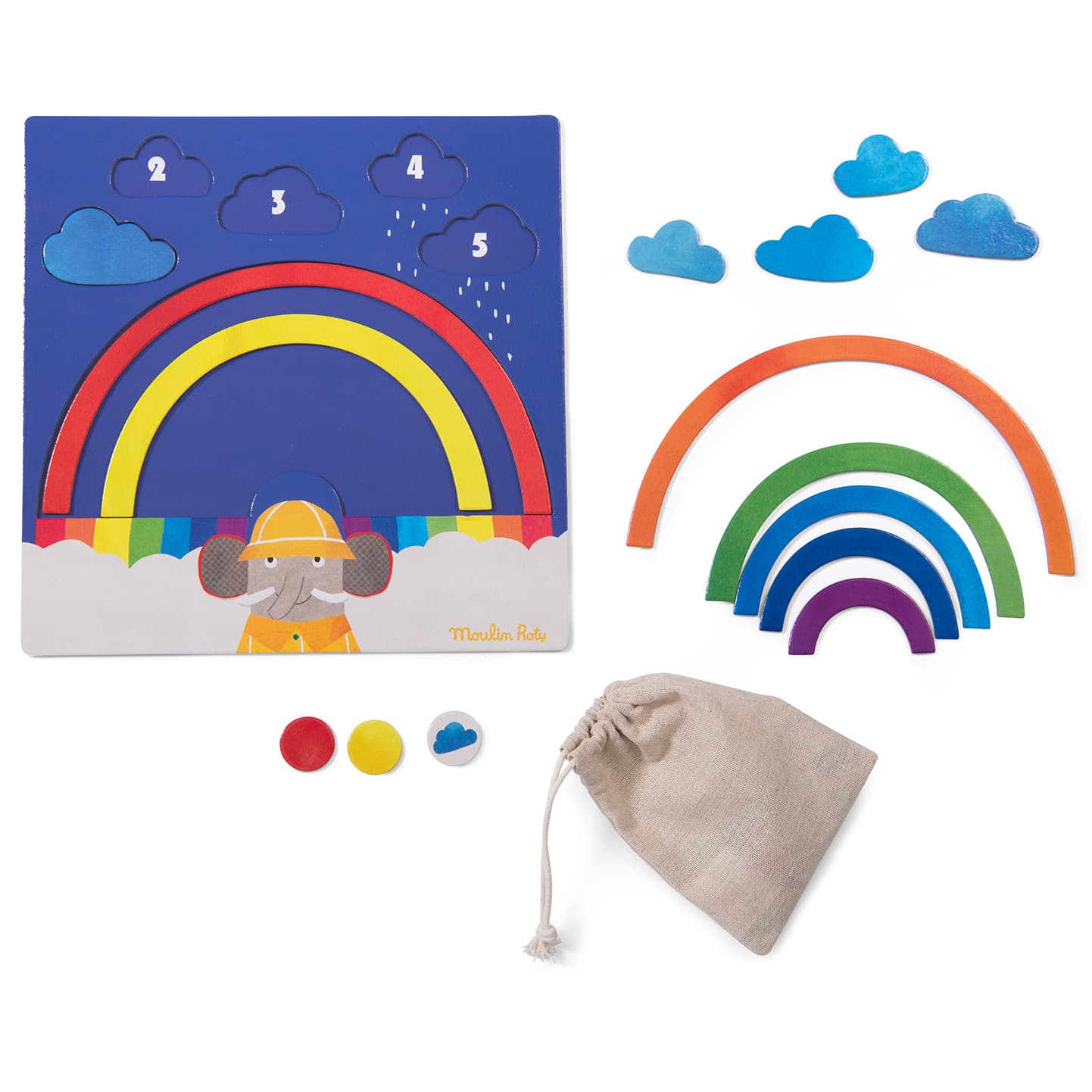Gioco Magnetico dei Colori, Les Popipop, 3 anni + | Moulin Roty 661371