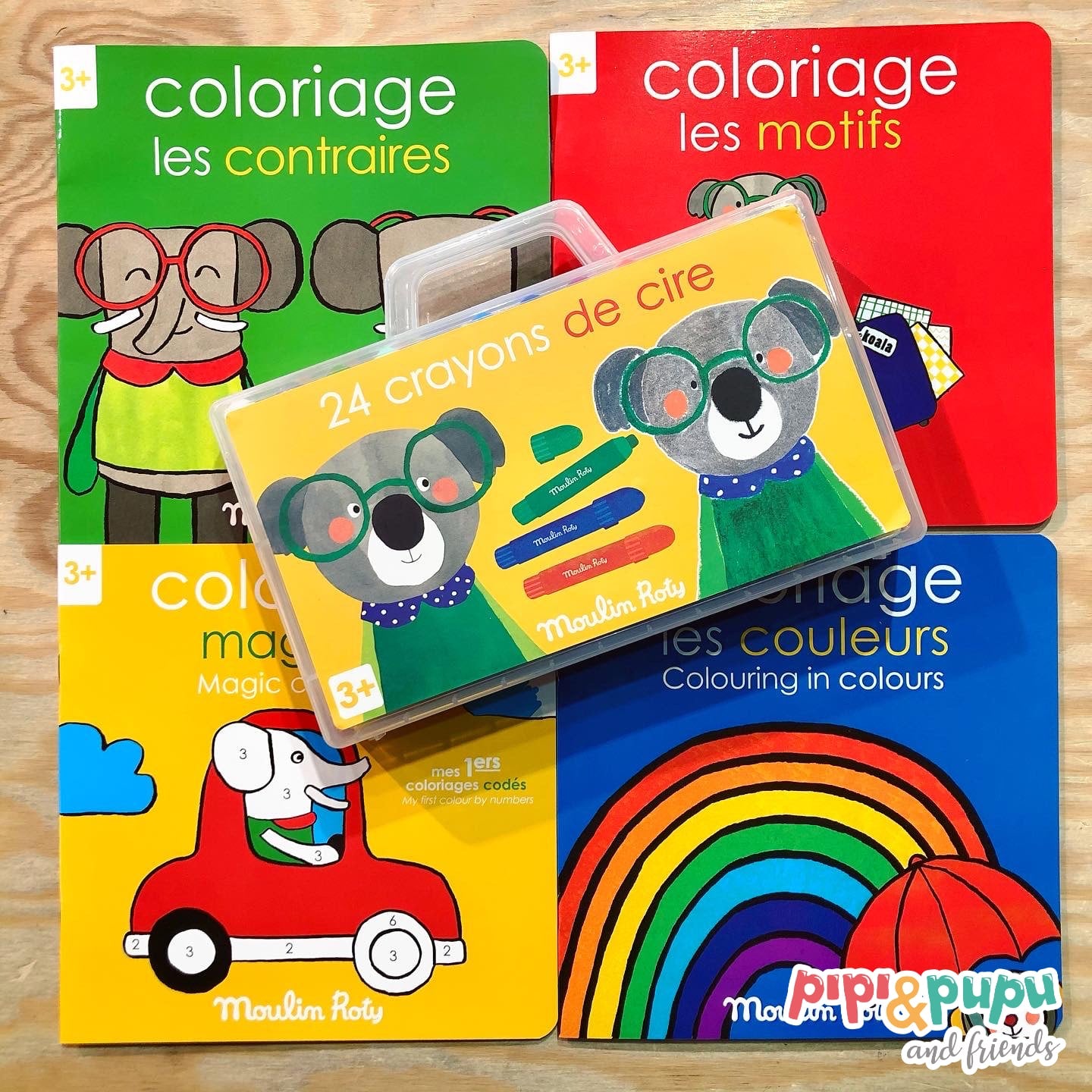 Quaderno Educativo da Colorare "Colori" | Moulin Roty 661603