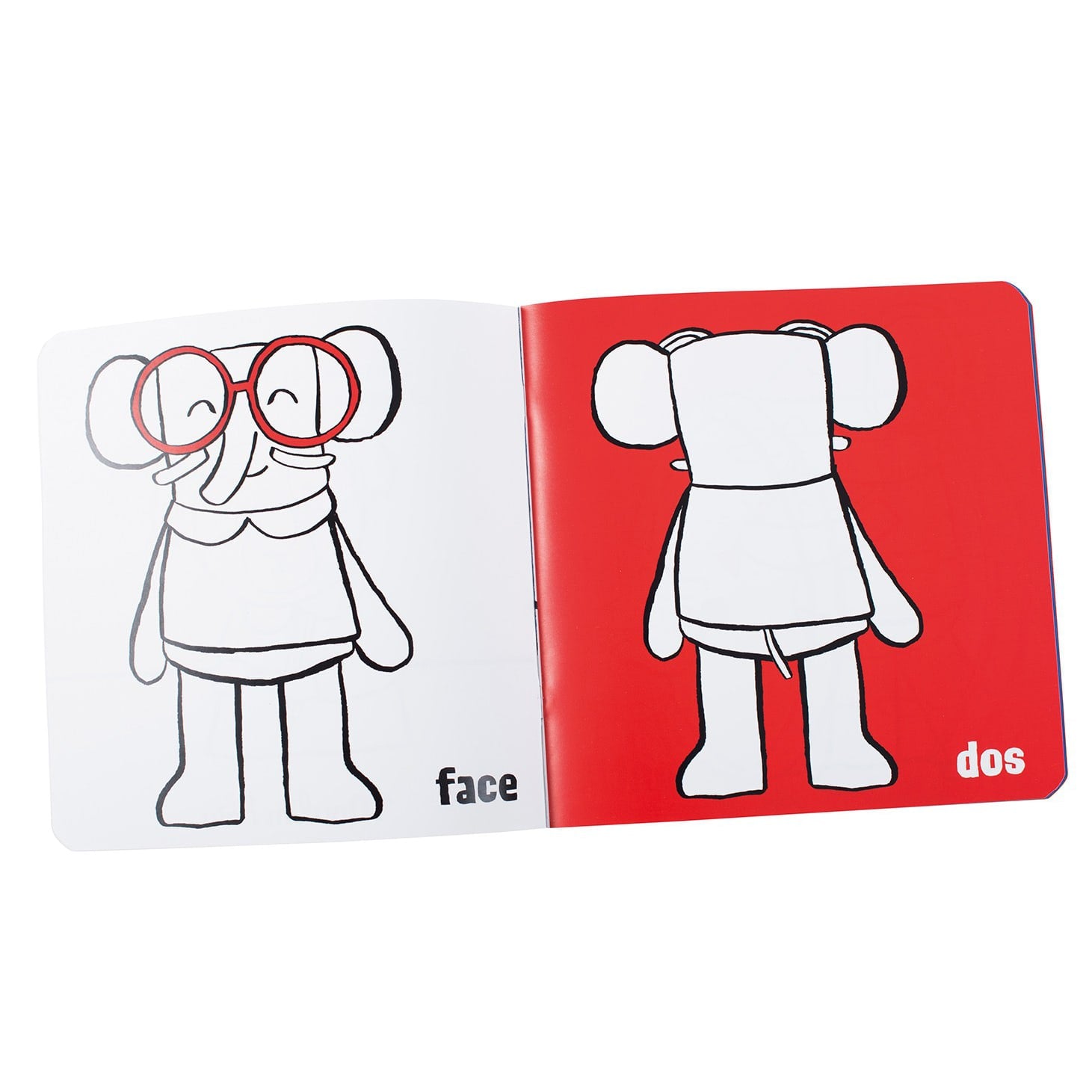Quaderno Educativo da Colorare Bambini "Contrari" | Moulin Roty 661602