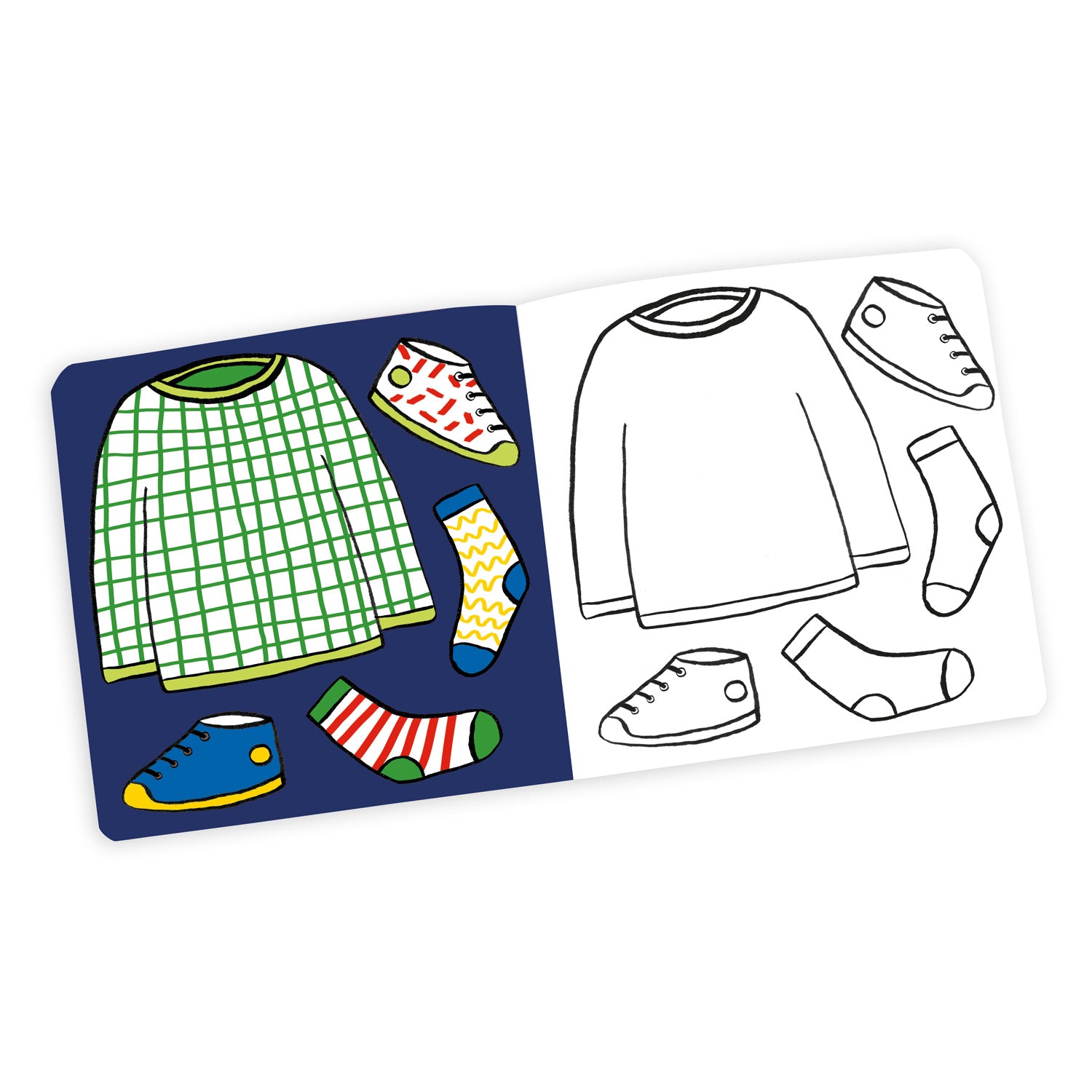 Moulin Roty | Quaderno Educativo da Colorare "Motivi" Les Popipop