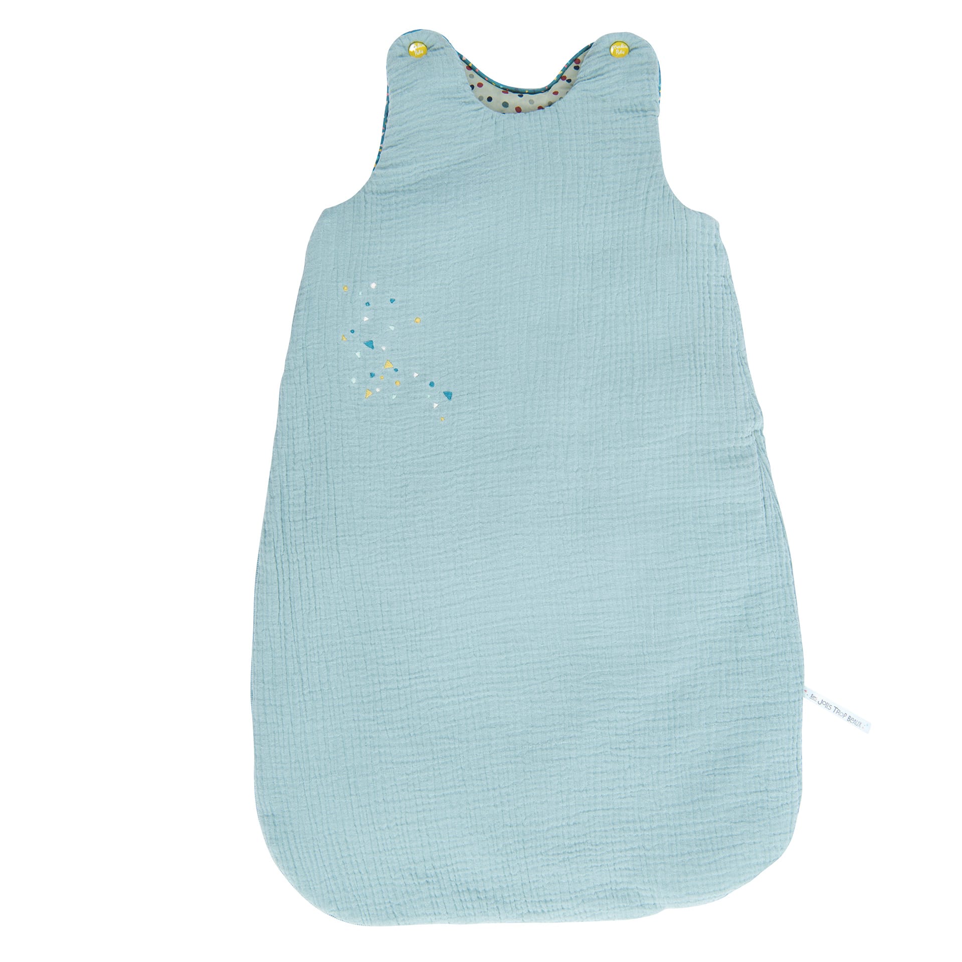 Sacco nanna Invernale 70cm Celeste Les Jolis Trop Beaux | Moulin Roty 665084