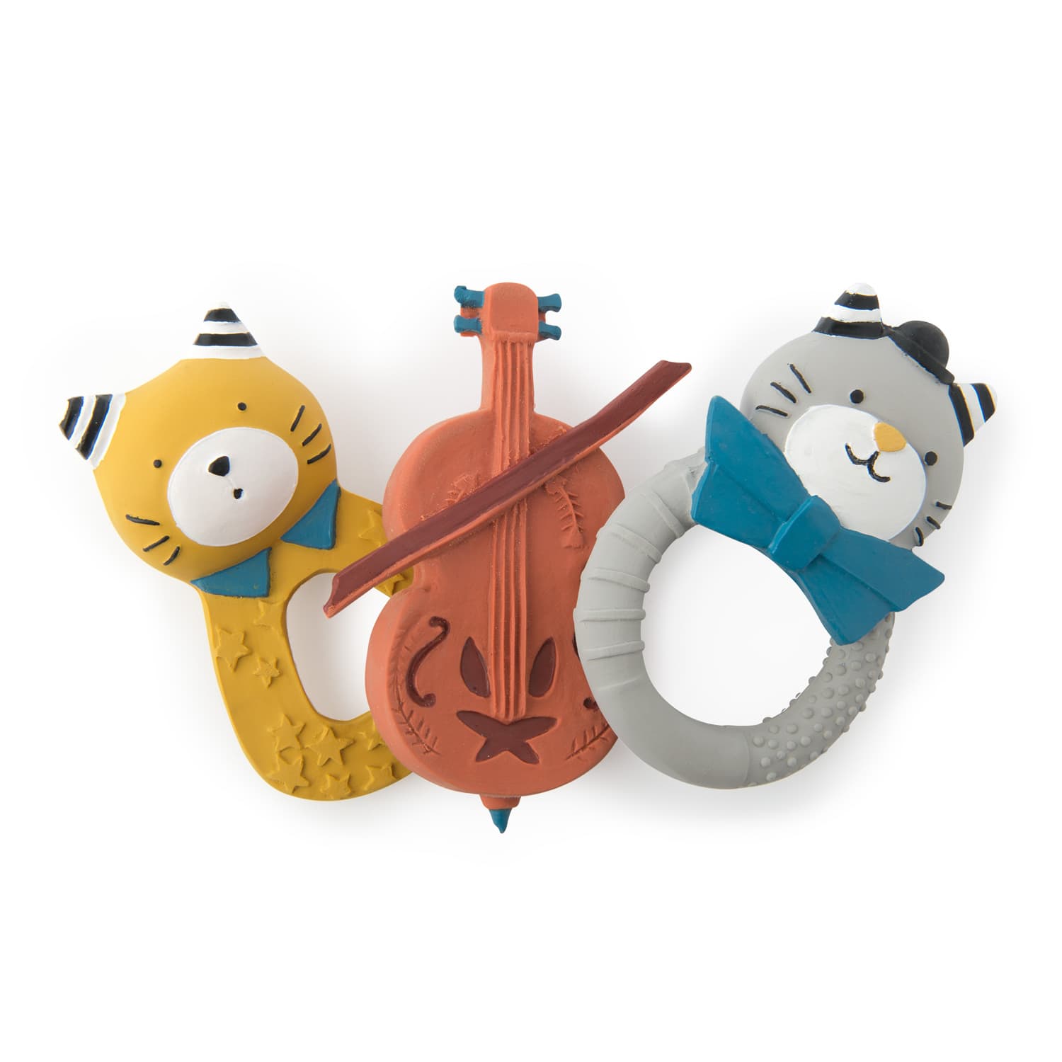 Anello di Dentizione Gatto Lulu Gomma Naturale | Moulin Roty 666372