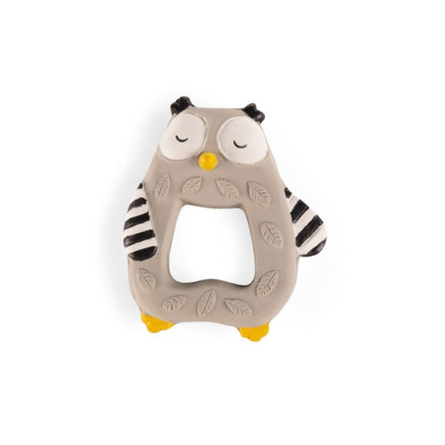 Moulin Roty | Anello di Dentizione Gufo Gomma Naturale 666374