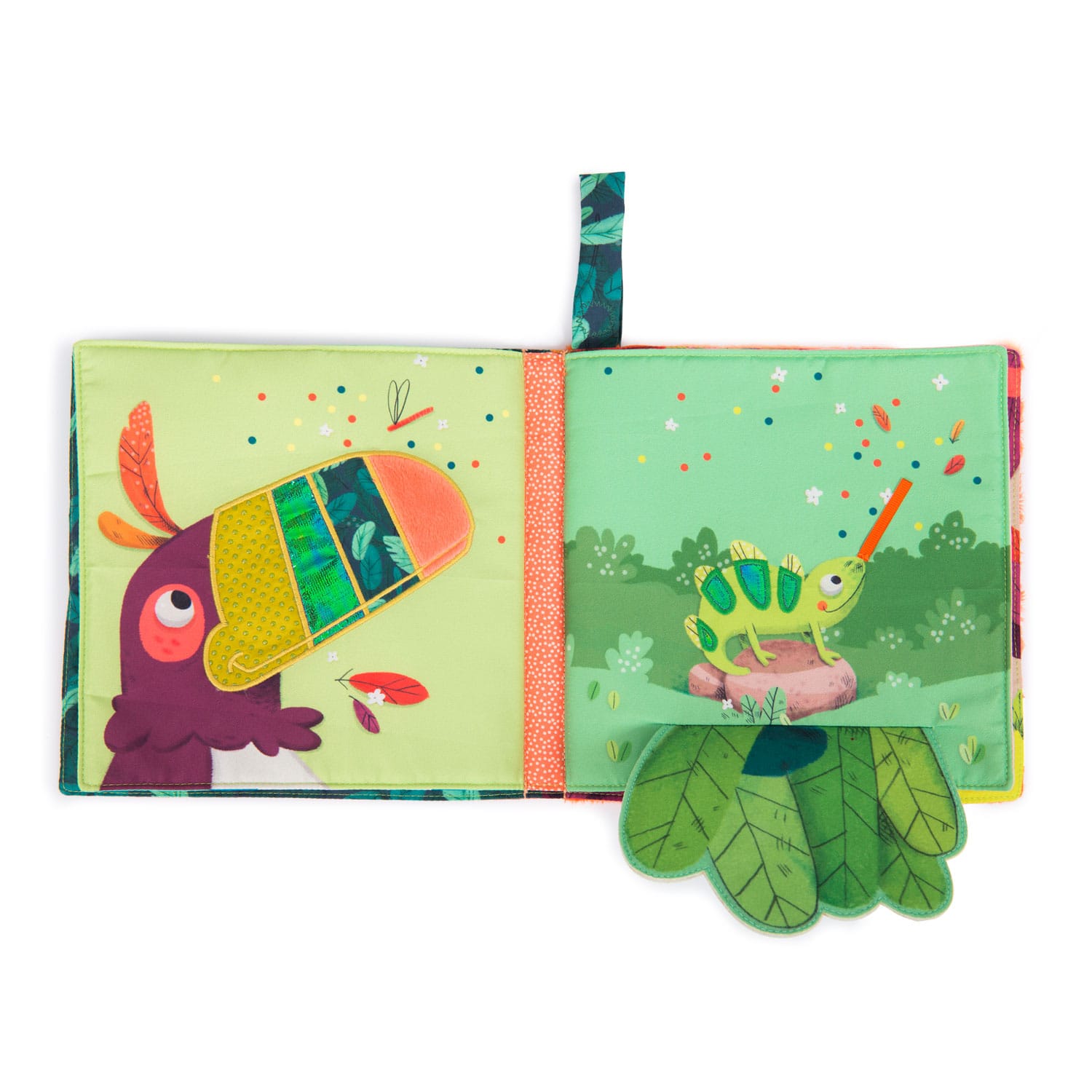 Libro Morbido in Stoffa, Attività, Immagini Dans la Jungle Moulin Roty 668084