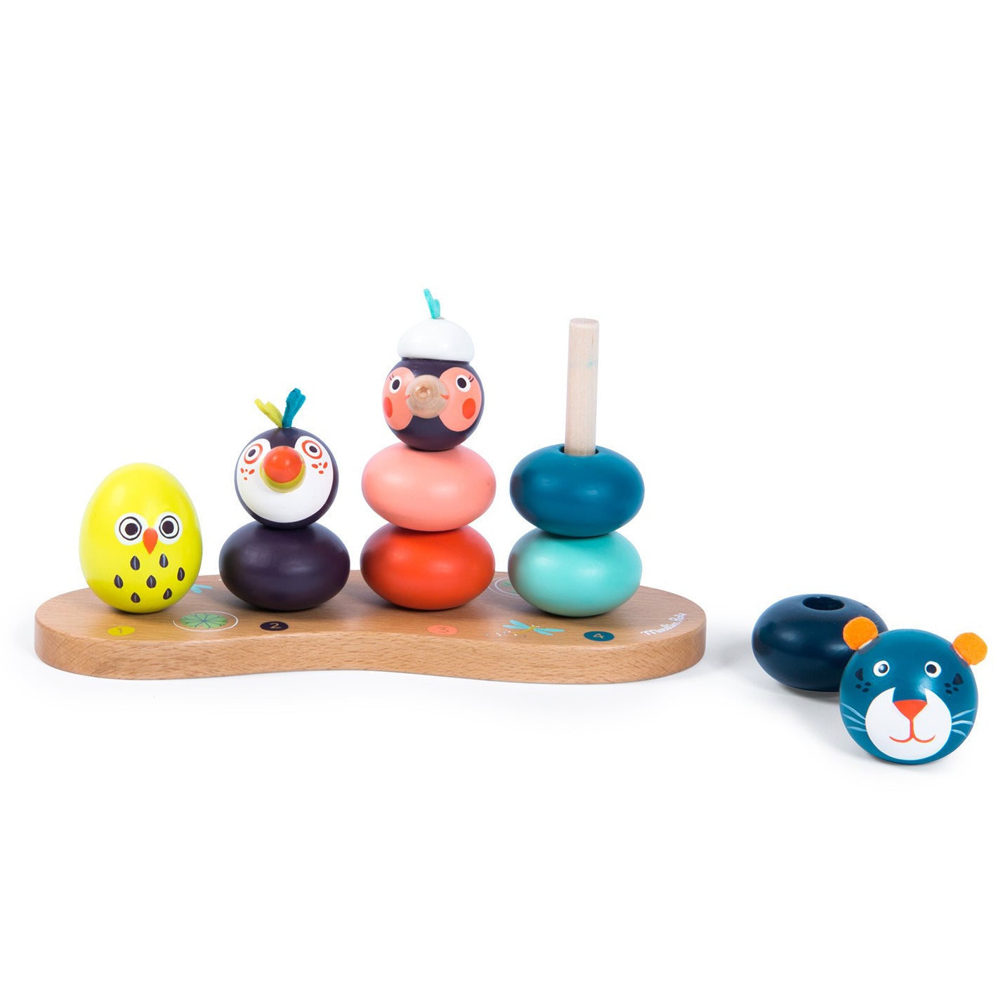 Stackable wooden jungle, Dans la Jungle