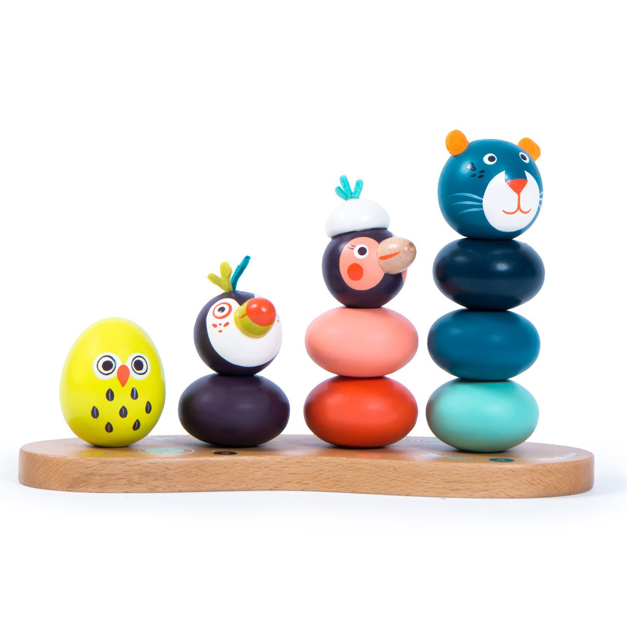 Stackable wooden jungle, Dans la Jungle