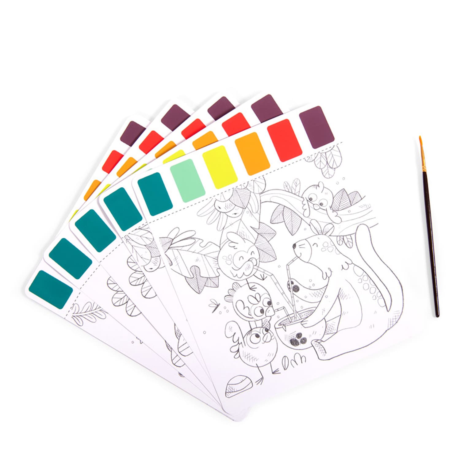 Moulin Roty | Pittura Tavolozza Magica, Dans la Jungle 668602