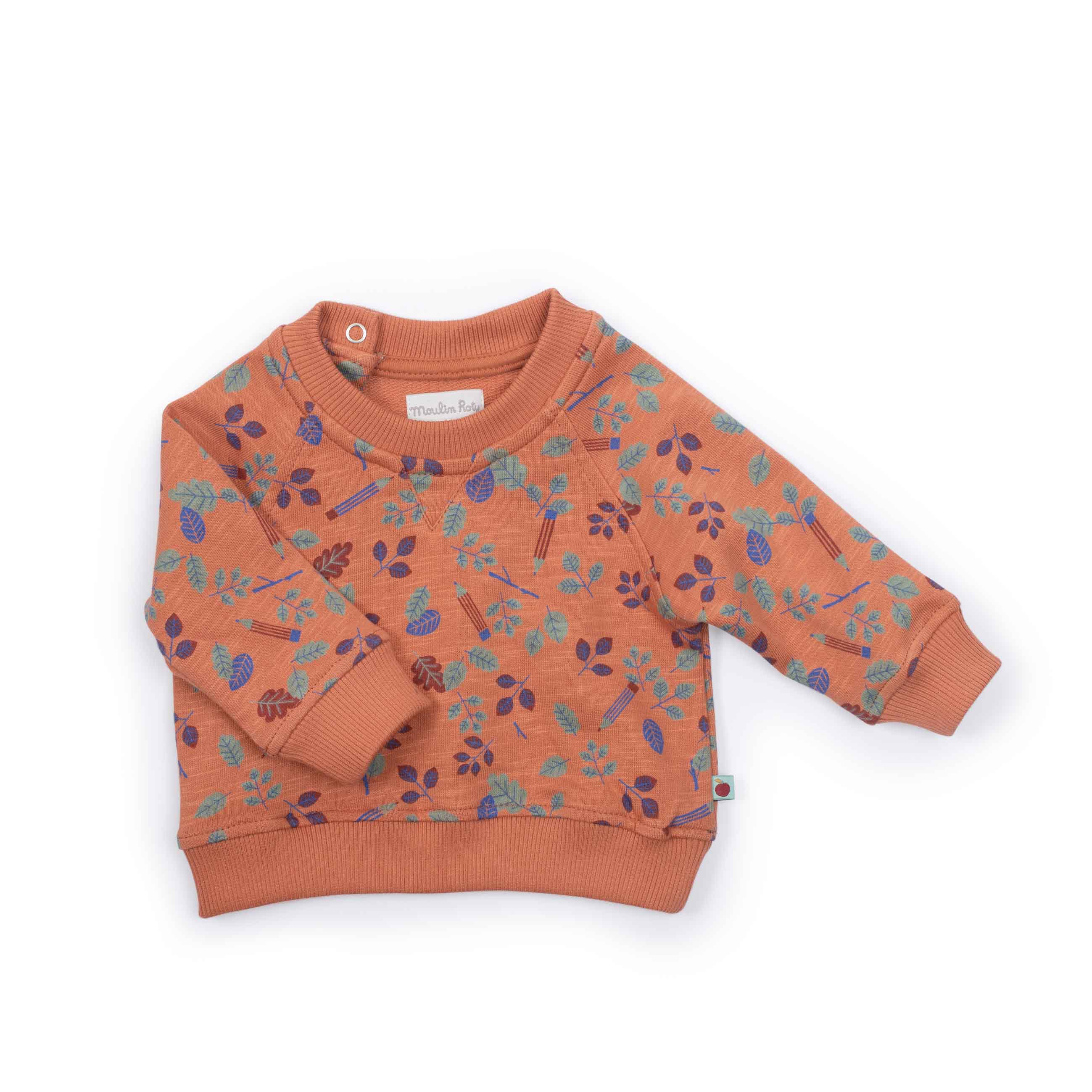 Moulin Roty | Felpa Leggera Nocciola, Fred Pomme des Bois