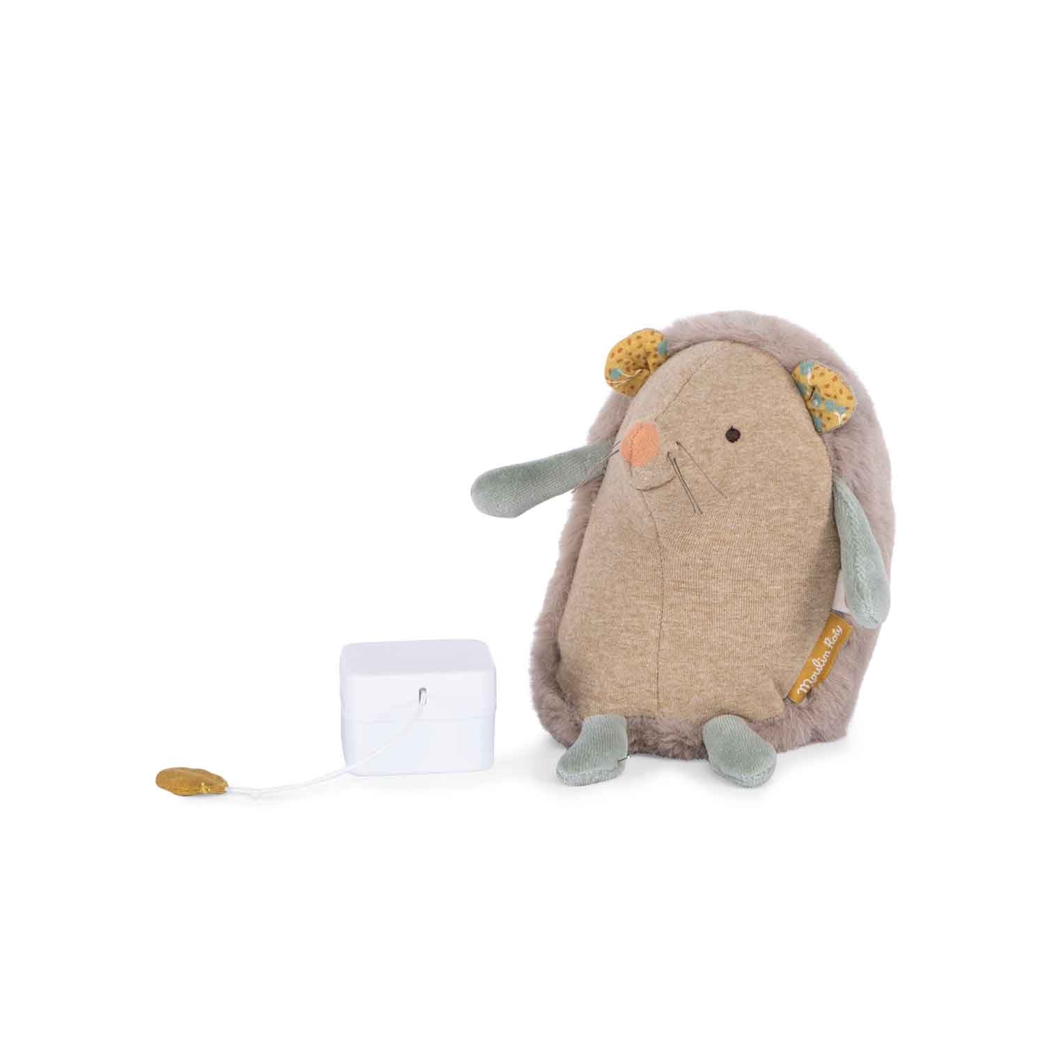 Moulin Roty | Peluche musicale carillon riccio, Trois petits lapins