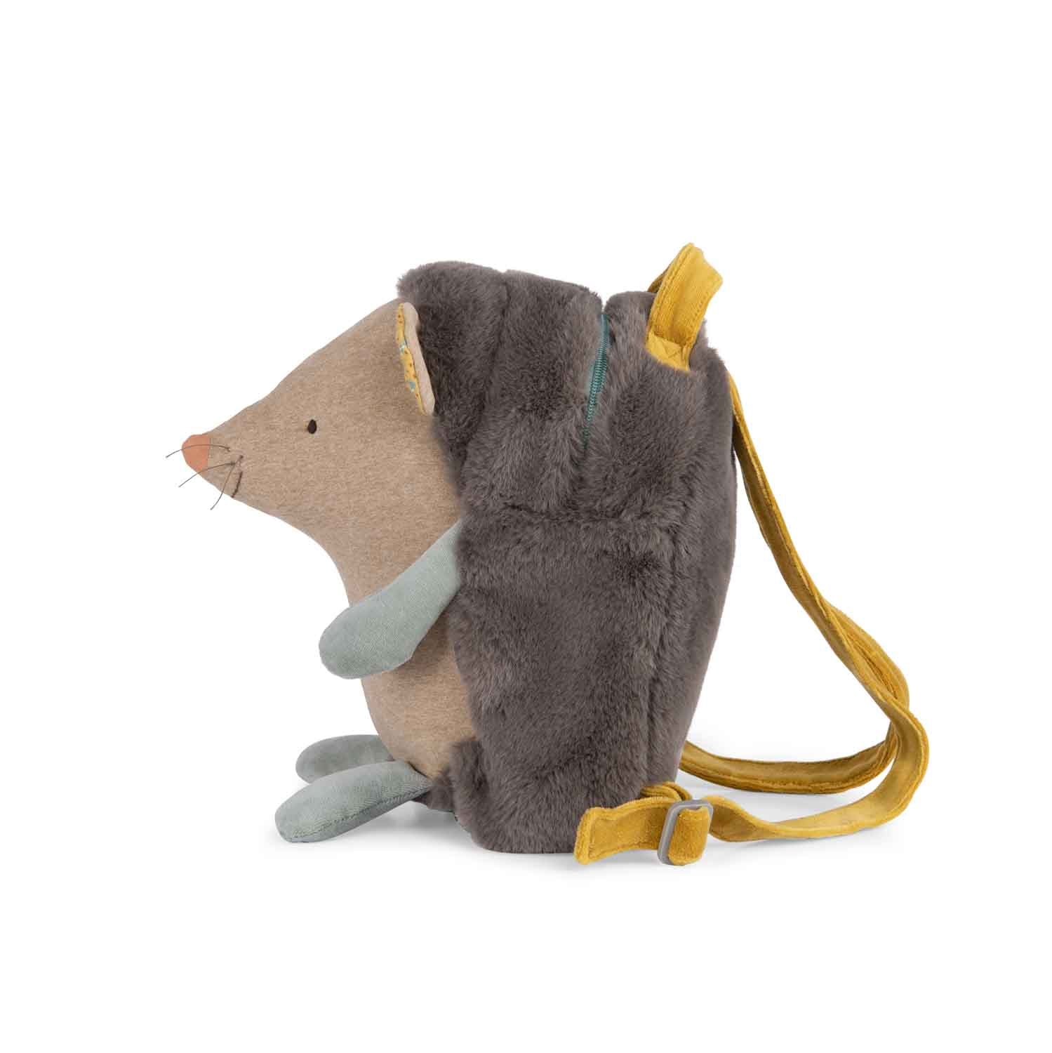 Moulin Roty | Zaino morbido Riccio, Trois petits lapins