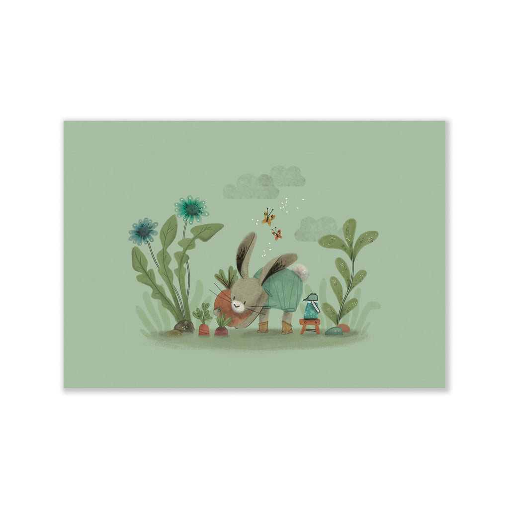 Moulin Roty | Poster Set di 3 Trois petits lapins
