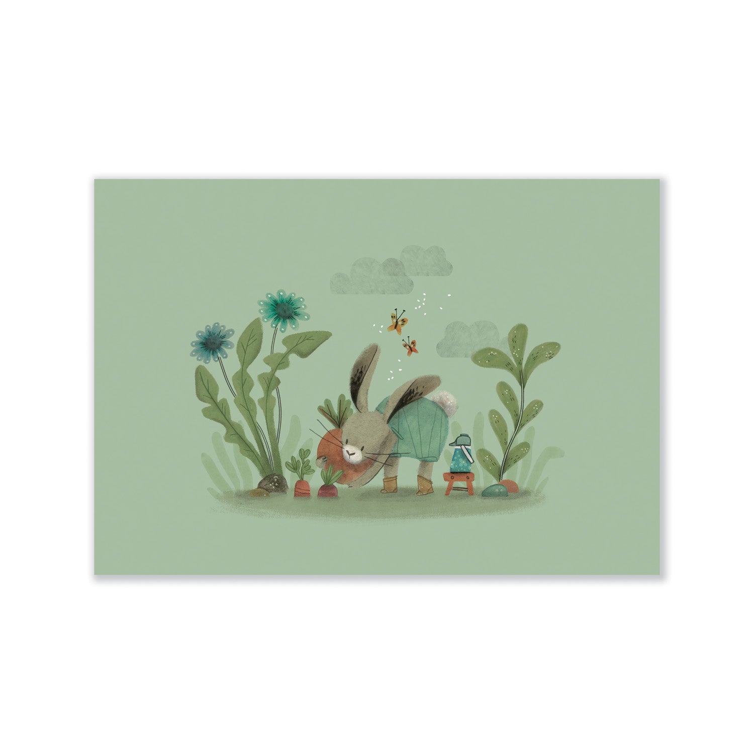 Moulin Roty | Poster Set di 3 Trois petits lapins