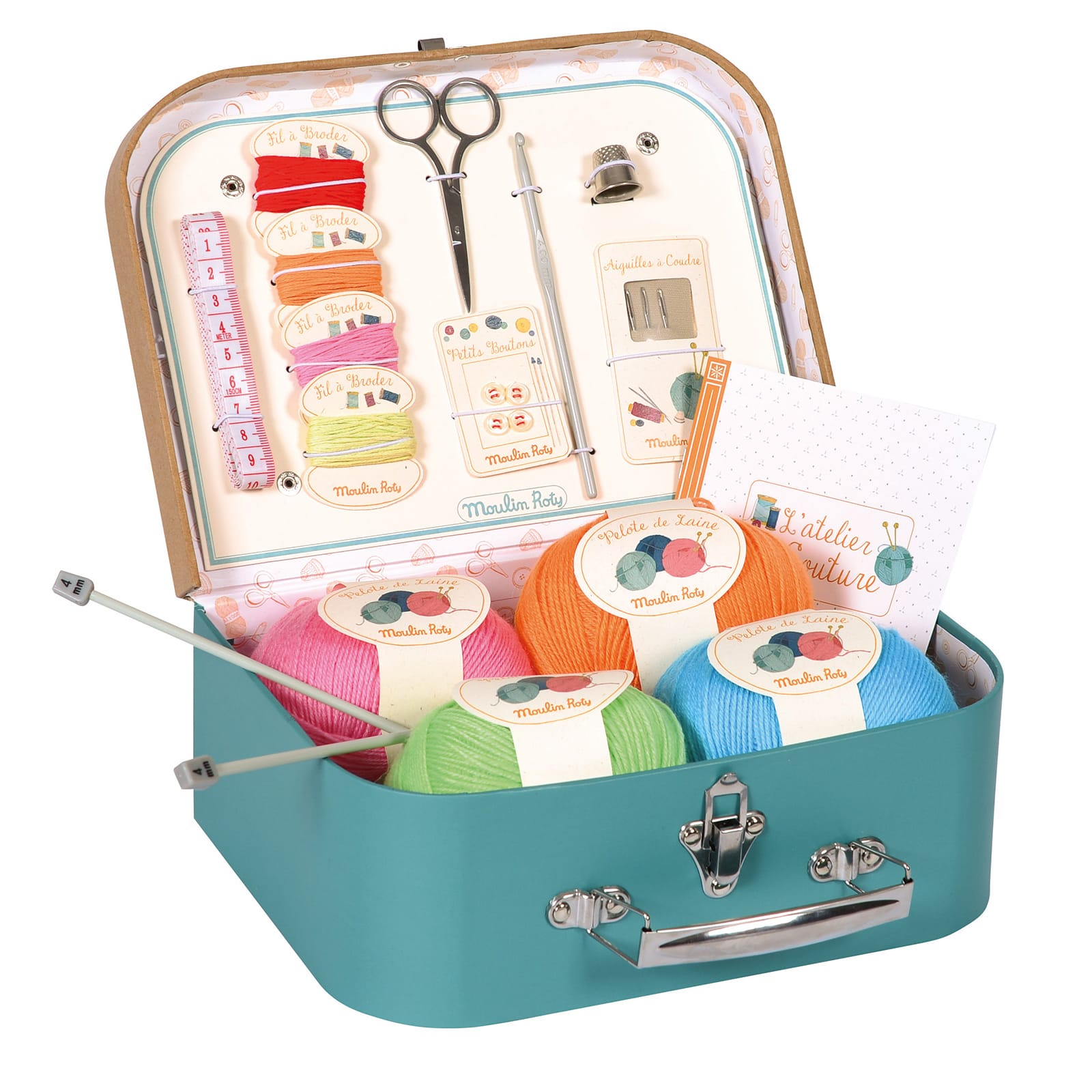 Moulin Roty | Valigetta del Cucito l'Atelier Couture Les Jouets d'Hier 710404