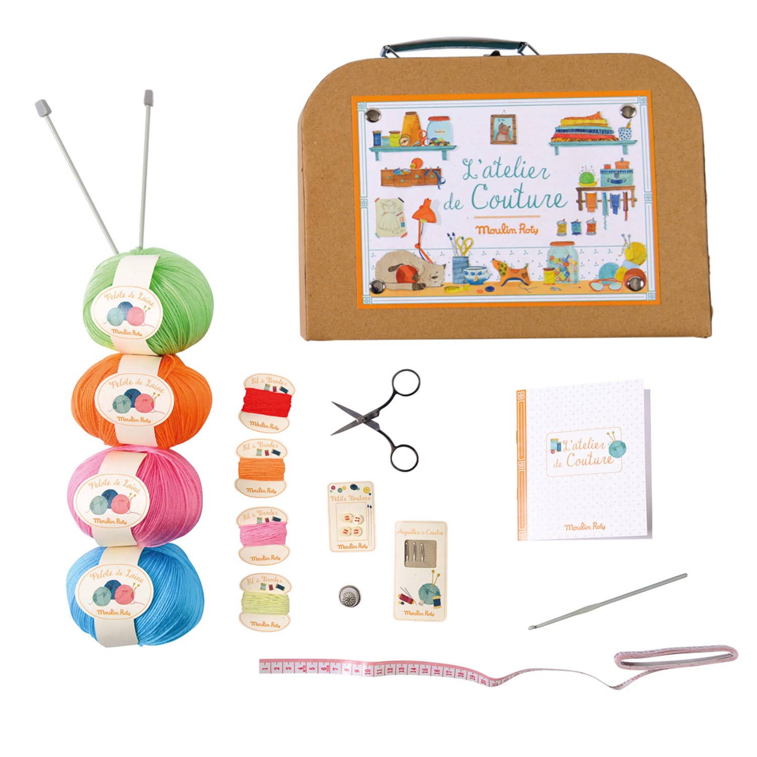 Moulin Roty | Valigetta del Cucito l'Atelier Couture Les Jouets d'Hier 710404