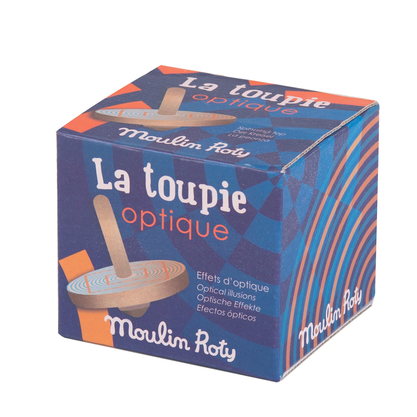 Trottola in Legno con Illusioni Ottiche | Moulin Roty 711249