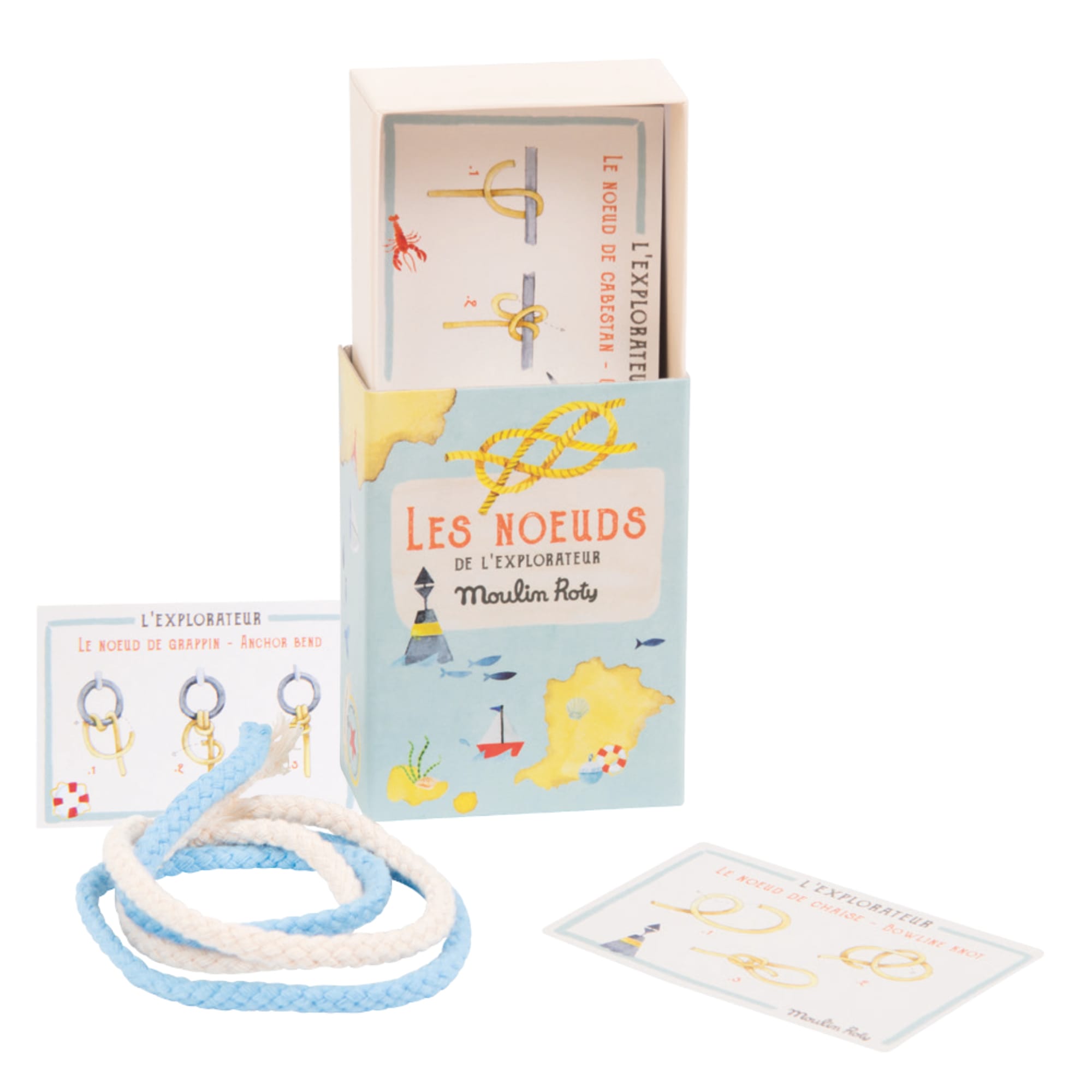 Imparare Nodi del Marinaio e dell'Esploratore per Bambini | Moulin Roty 712369