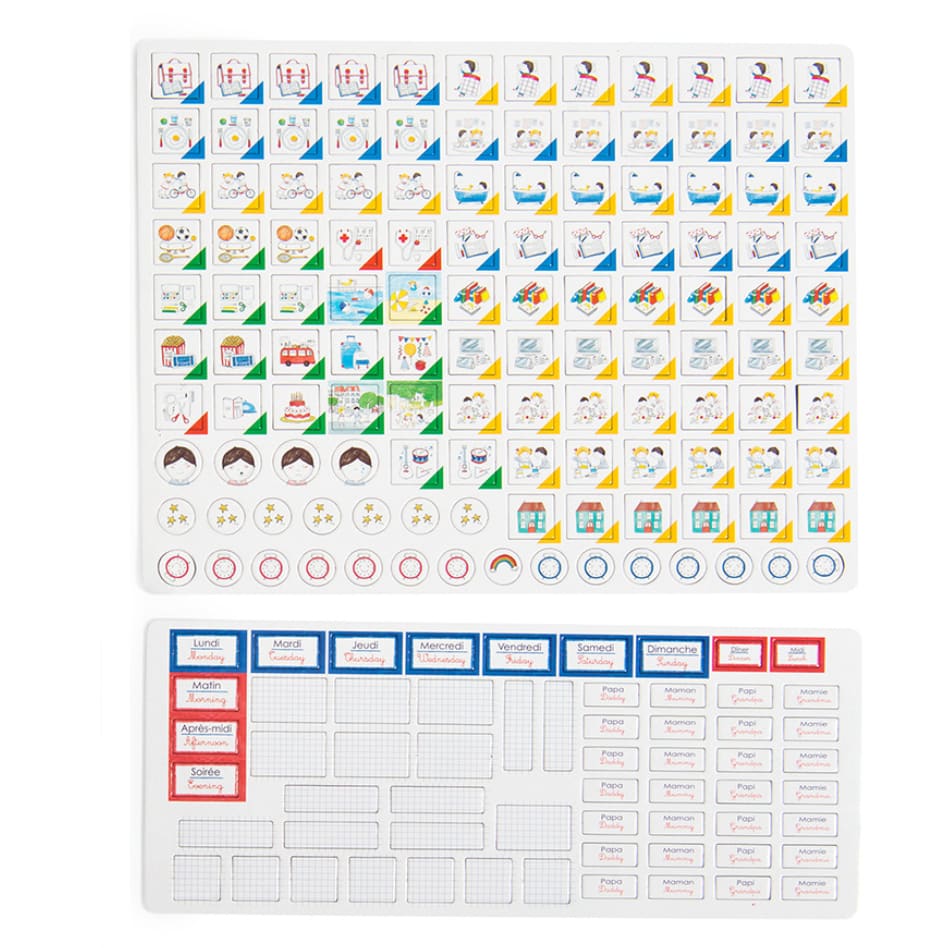 Calendario magnetico settimanale