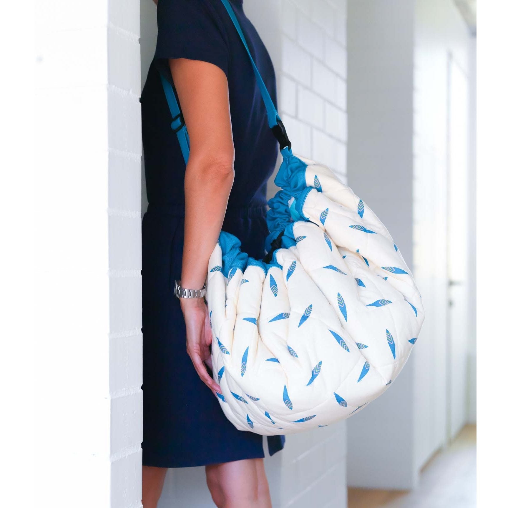 Sacco Portagiochi, Tappeto Gioco Imbottito, Borsa Balena | Moulin Roty