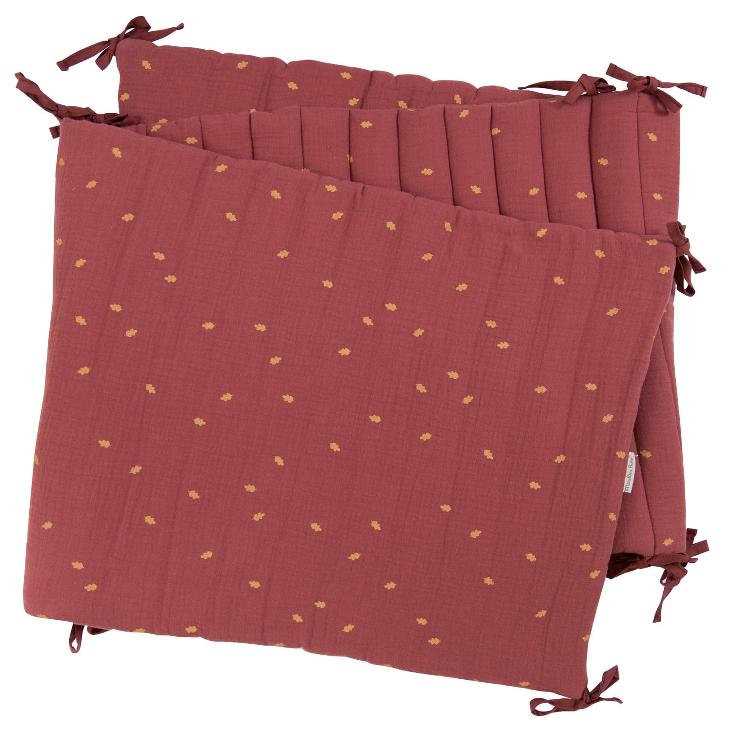 Paracolpi Culla Lettino in Cotone Bio Terracotta | Moulin Roty 715090