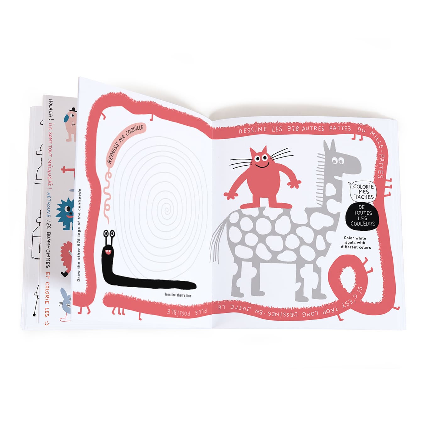 Moulin Roty | Quaderno con Attività Mostri 96 pagine Les Schmouks