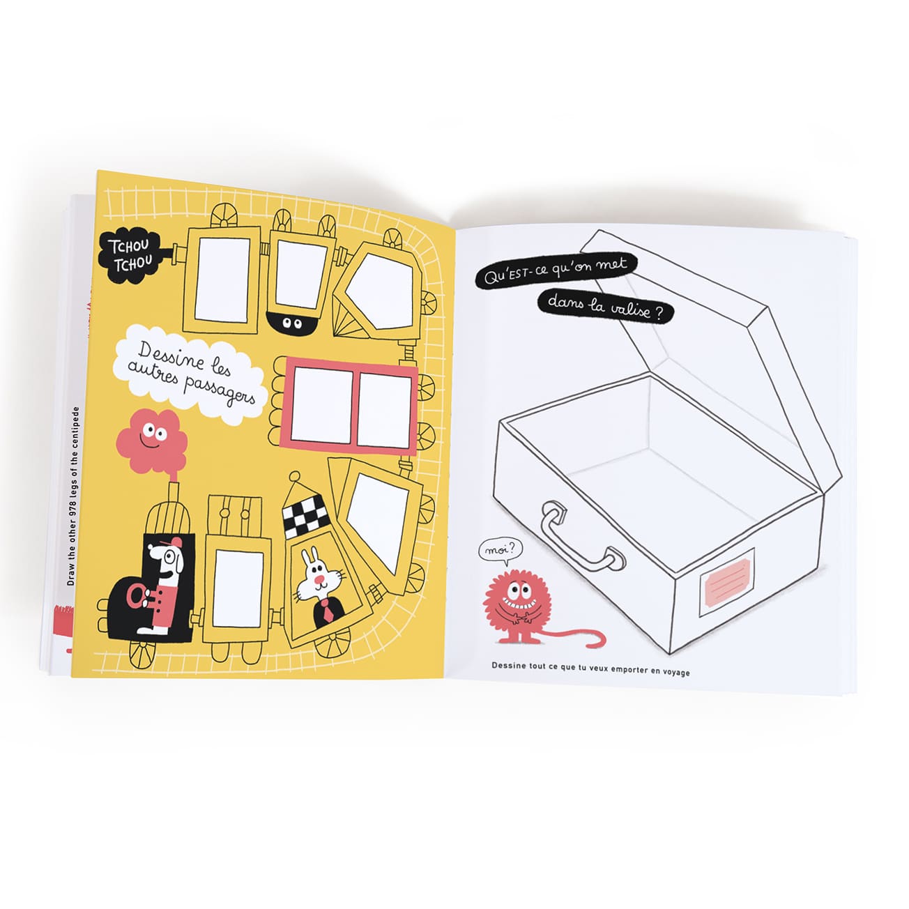 Moulin Roty | Quaderno con Attività Mostri 96 pagine Les Schmouks