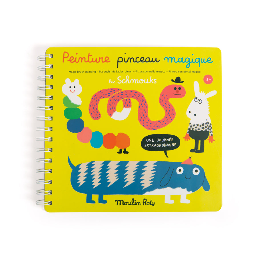 Moulin Roty | Pittura Pennello Magico con Acqua, Les Schmouks 716603