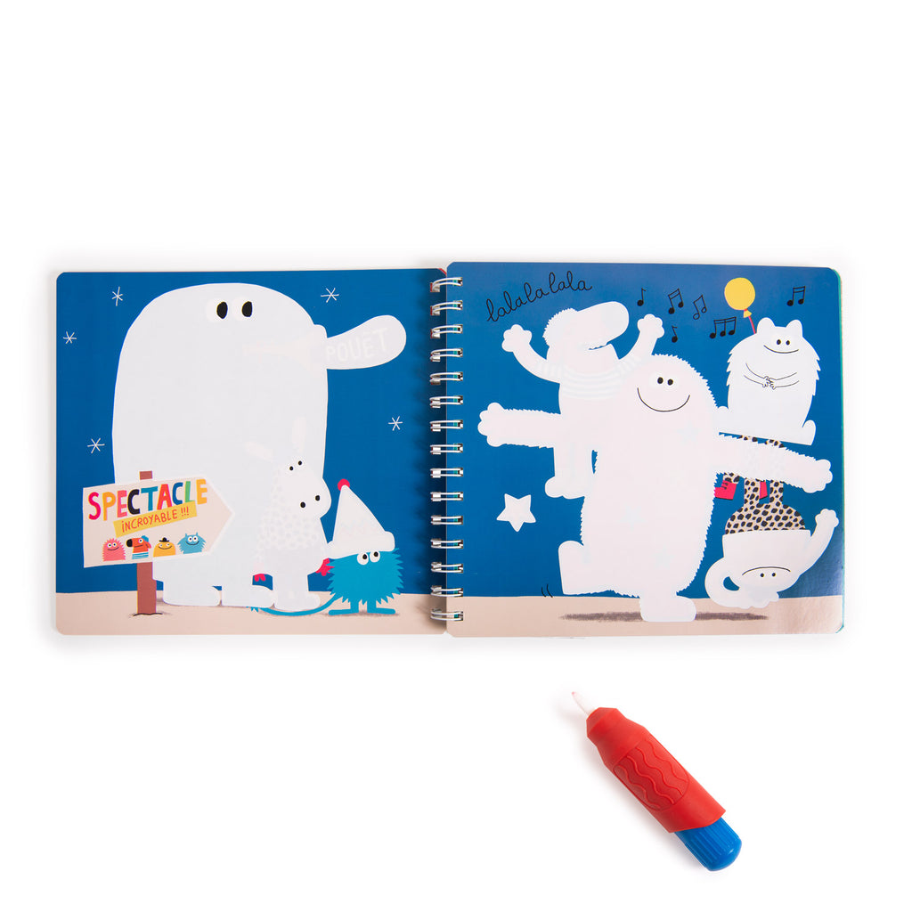 Moulin Roty | Pittura Pennello Magico con Acqua, Les Schmouks 716603