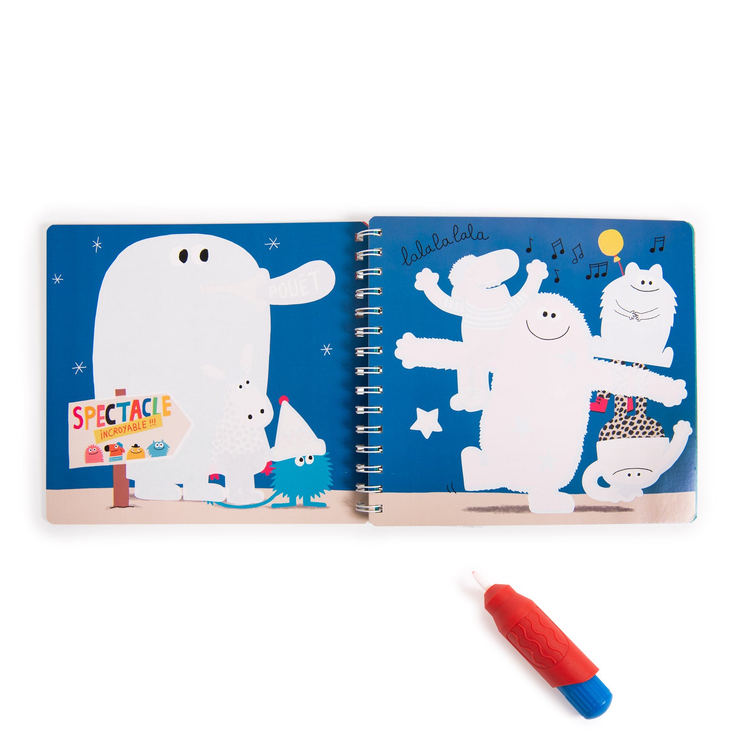Moulin Roty | Pittura Pennello Magico con Acqua, Les Schmouks 716603