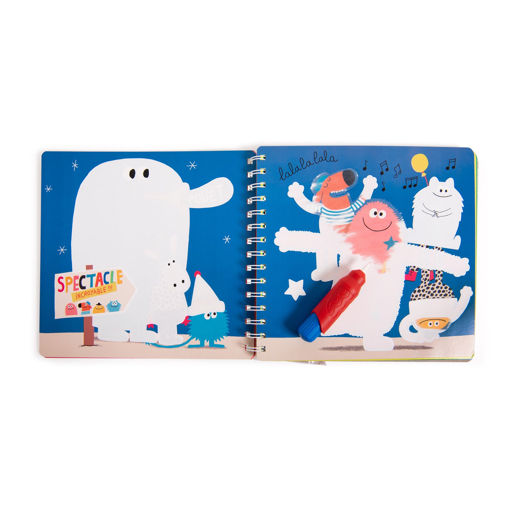 Moulin Roty | Pittura Pennello Magico con Acqua, Les Schmouks 716603