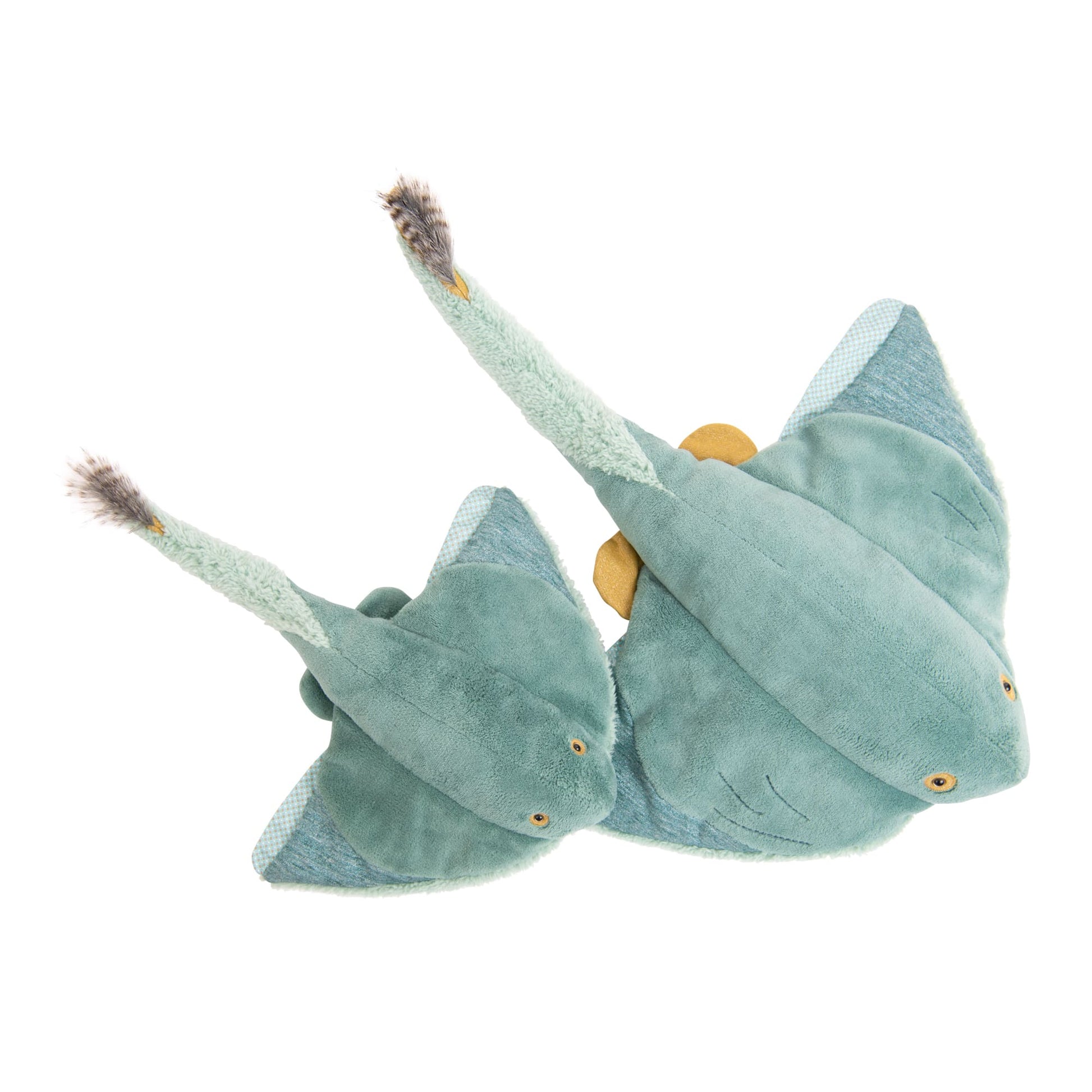 Moulin Roty | Peluche Squalo Razza grande, 64cm Tout autour du Monde