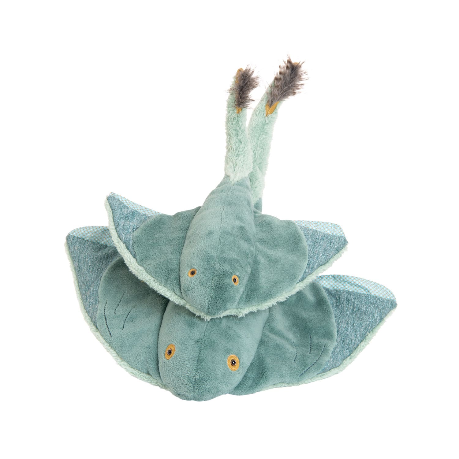 Moulin Roty | Peluche Squalo Razza grande, 64cm Tout autour du Monde