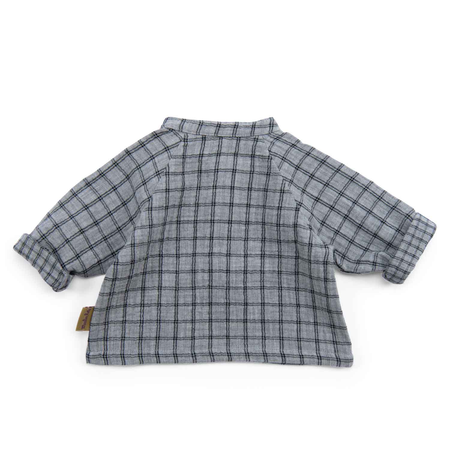 Moulin Roty | Camicia coreana a quadri in mussola, Greg