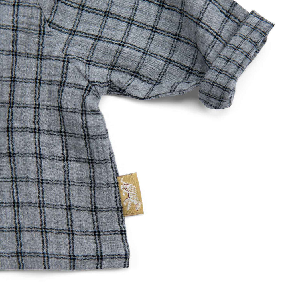 Moulin Roty | Camicia coreana a quadri in mussola, Greg