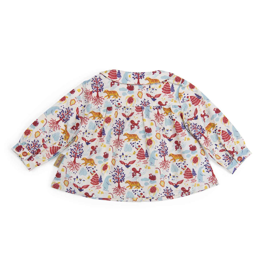 Moulin Roty | Camicia in cotone animali selvaggi, Garance
