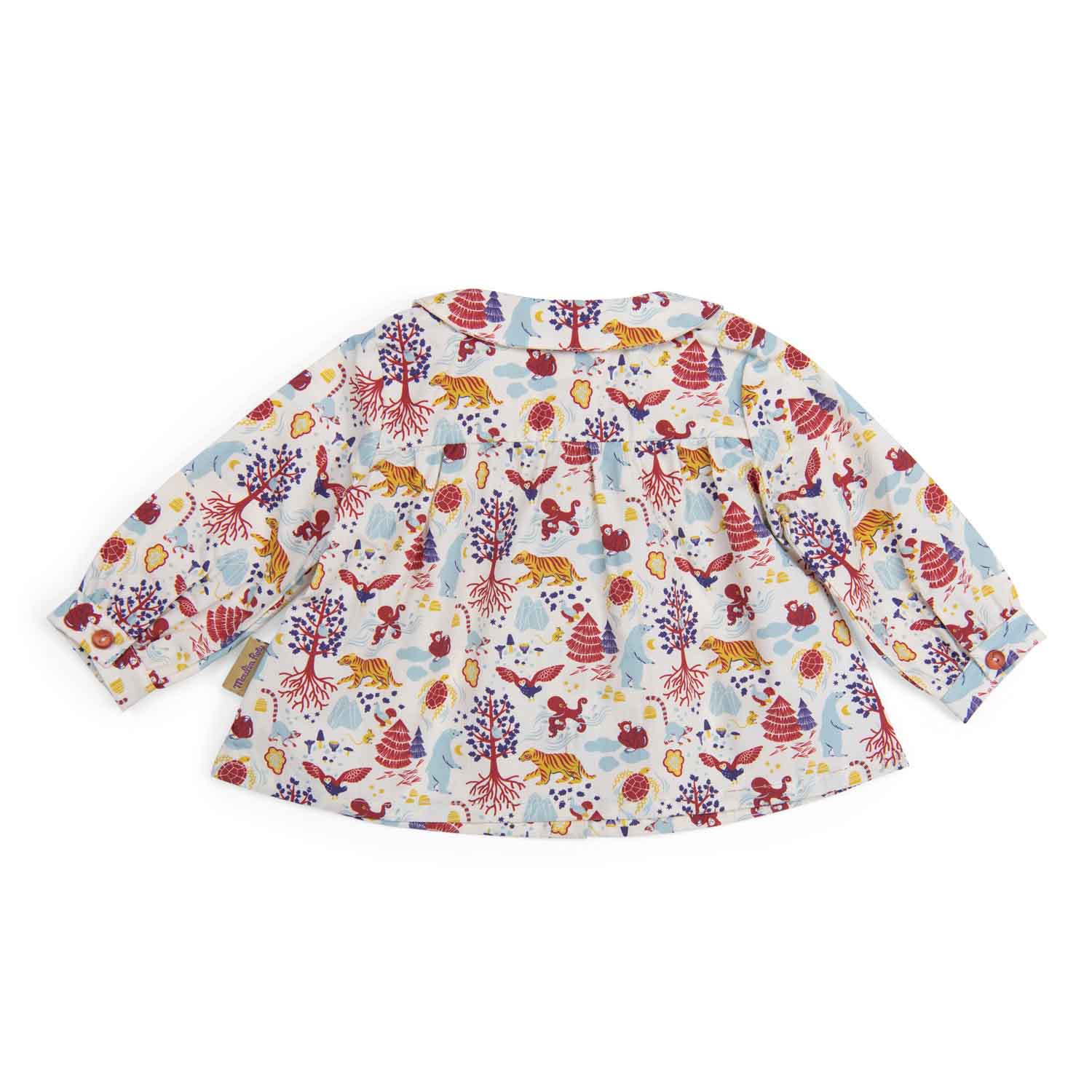 Moulin Roty | Camicia in cotone animali selvaggi, Garance