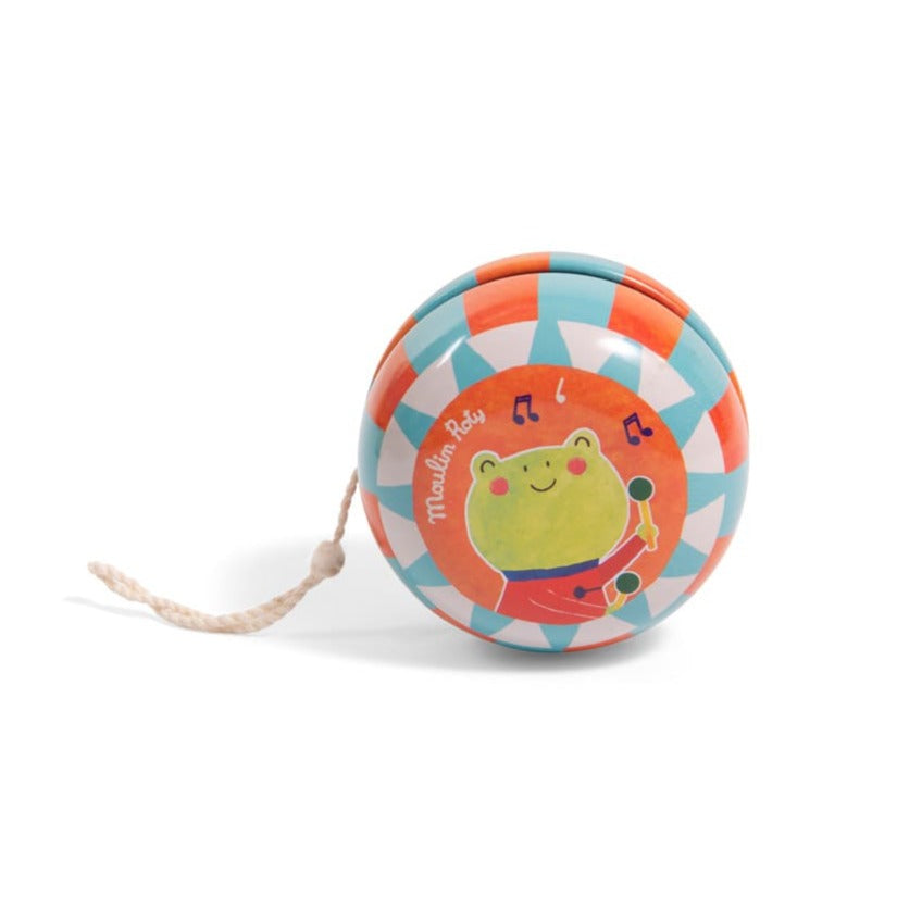 Moulin Roty | Yoyo in Latta per bambini con Ranocchia Banda Musicale