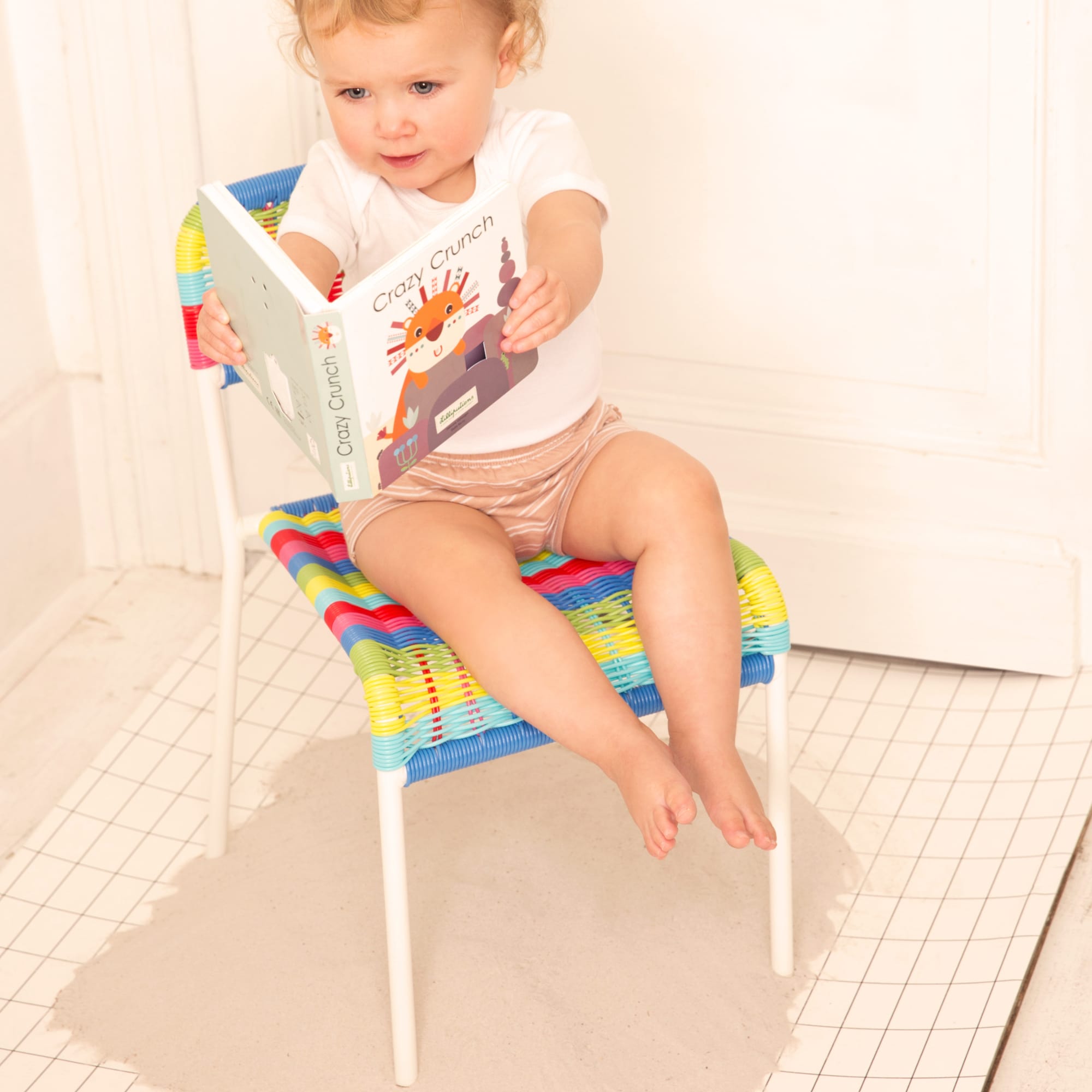 Libro Tattile e Sonoro Crazy Crunch 10m+ | Lilliputiens 83188