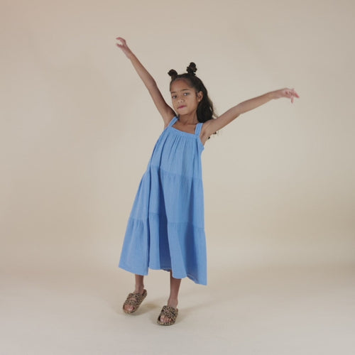 Daily Brat | Abito in mussola di cotone Blu