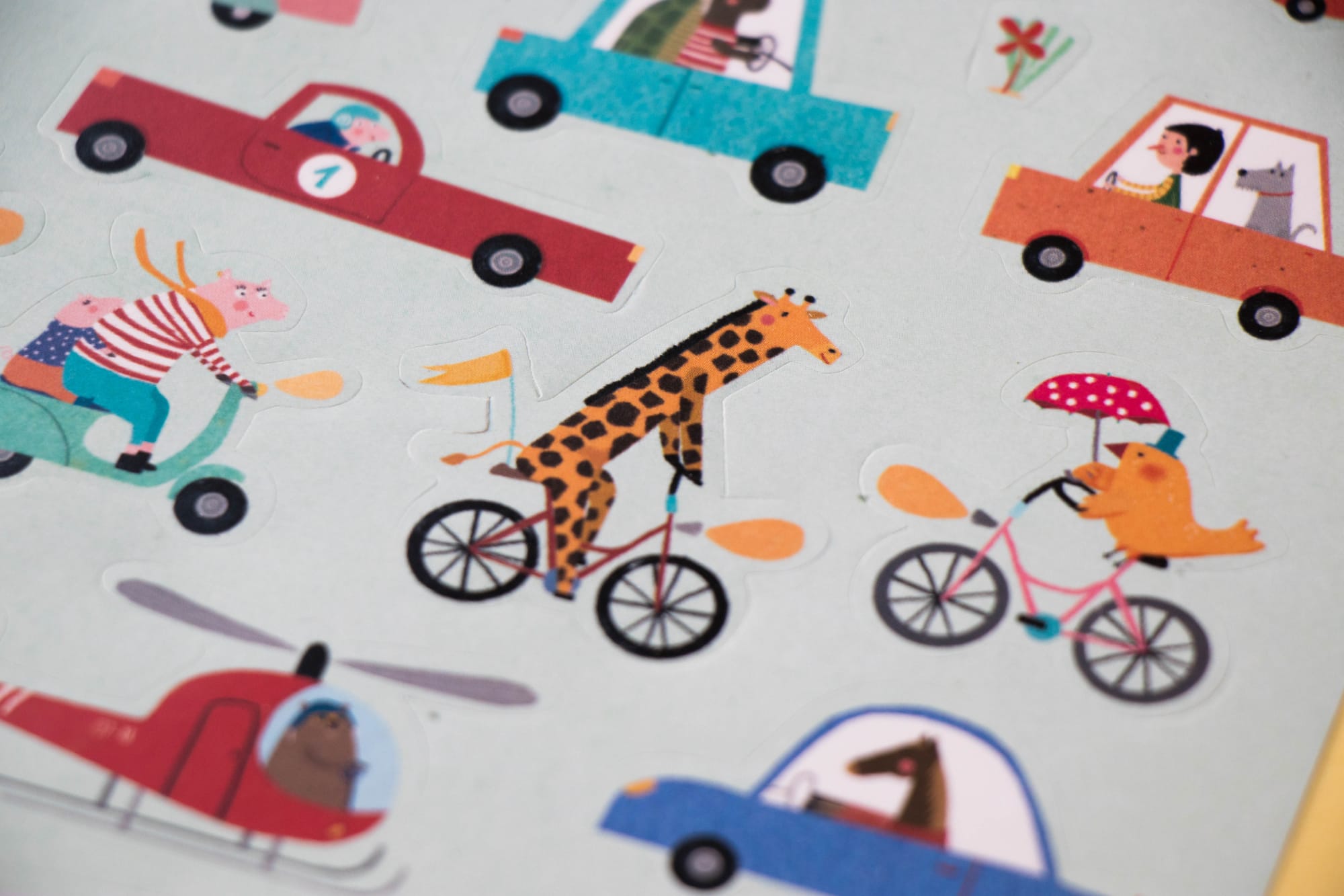 My City removable stickers, 150pcs