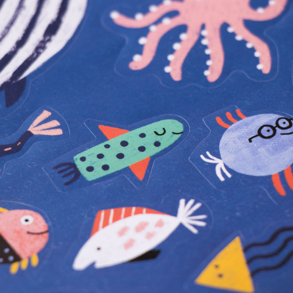 Londji | Adesivi Rimovibili e Sfondi Mare 150 Stickers My Sea