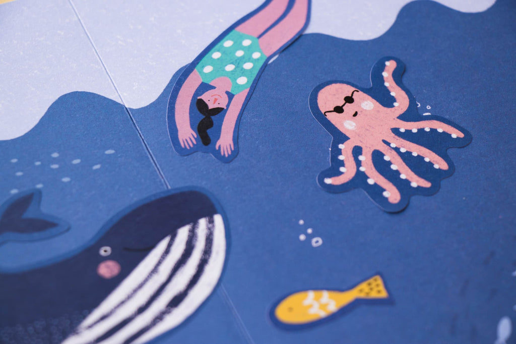 Londji | Adesivi Rimovibili e Sfondi Mare 150 Stickers My Sea