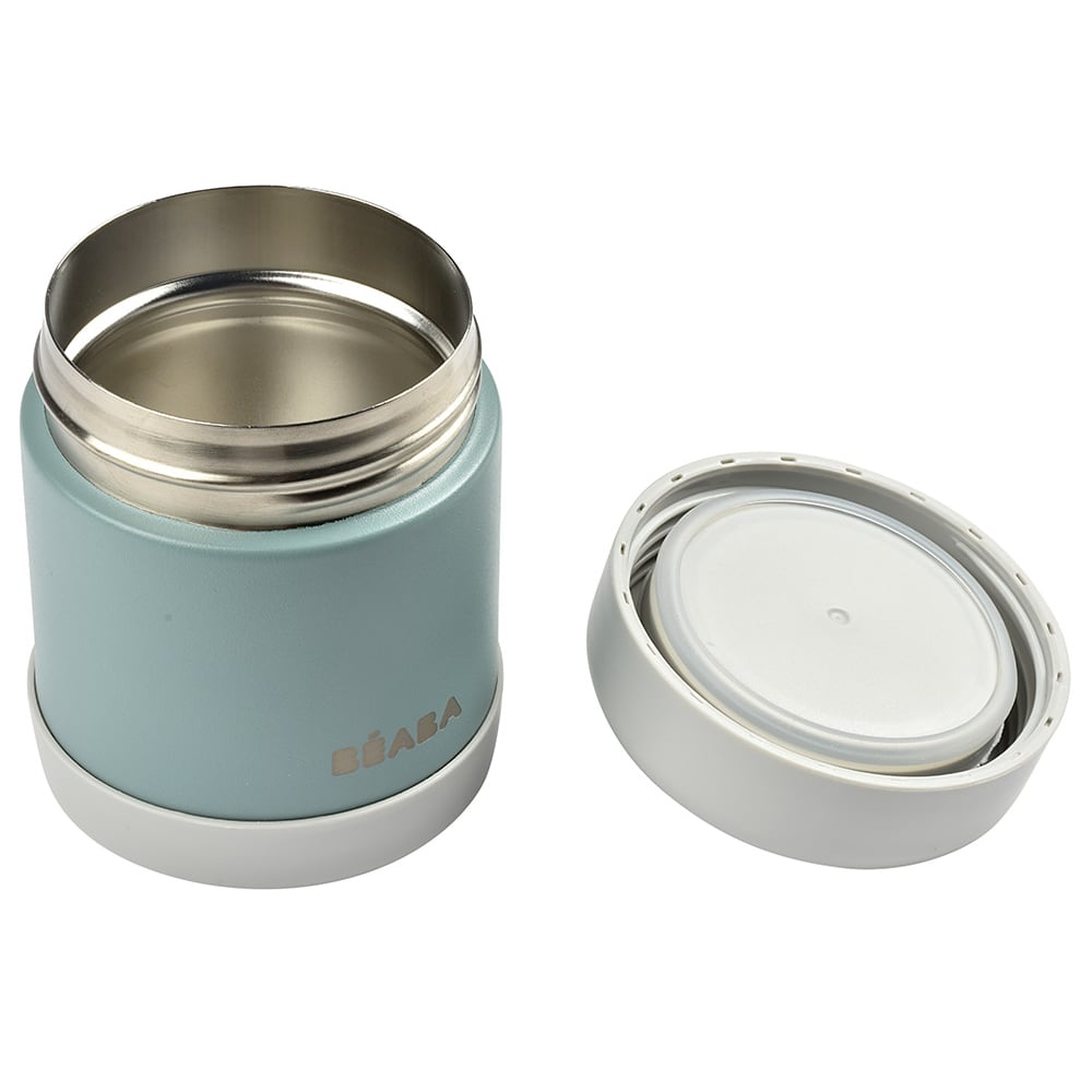 Béaba | Porta pappa termico acciaio inox Eucalipto, 300ml