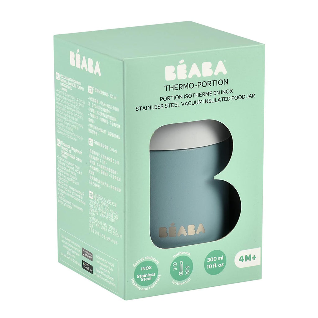 Béaba | Porta pappa termico acciaio inox Eucalipto, 300ml