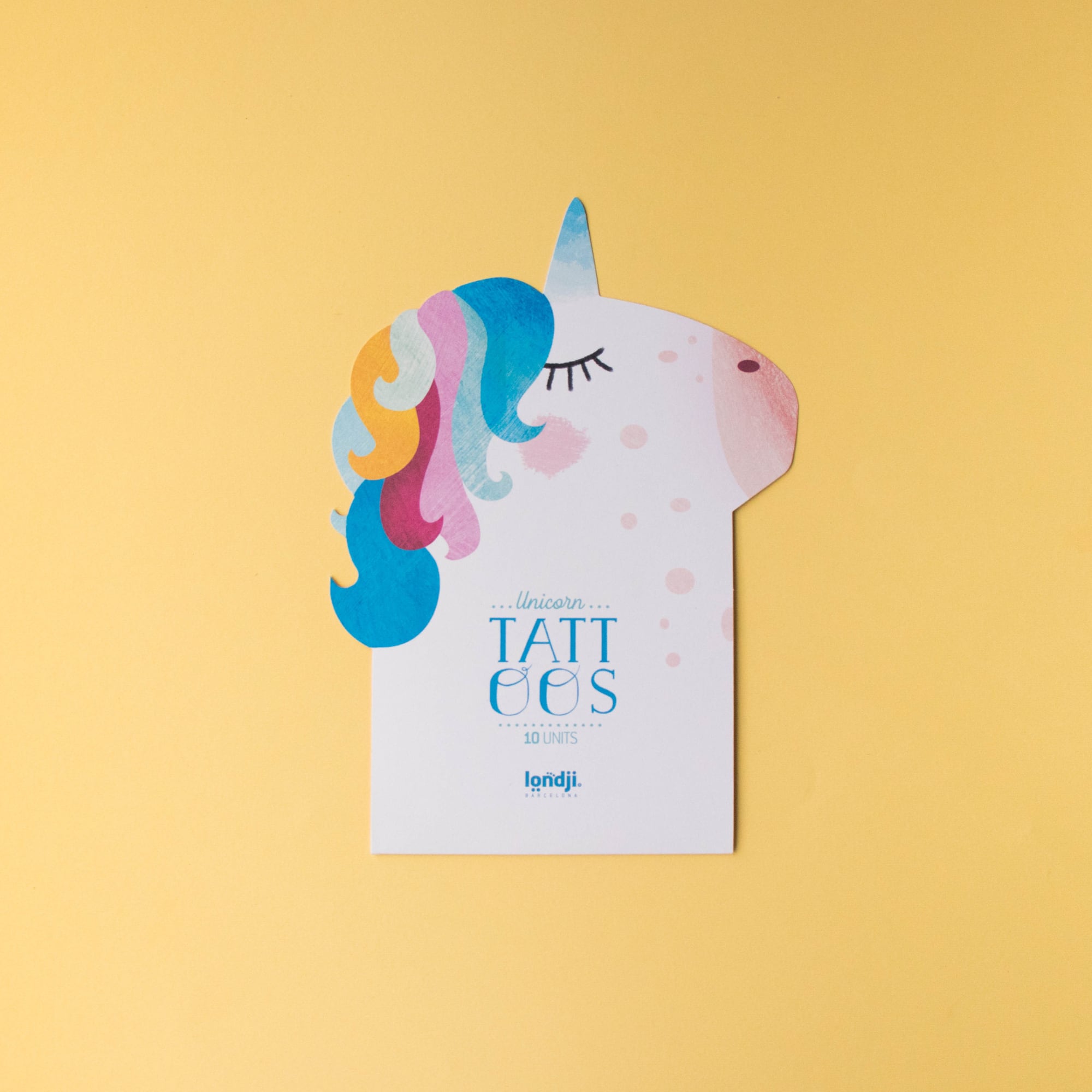 Londji | Unicorno, 10 Tatuaggi grandi temporanei per bambini