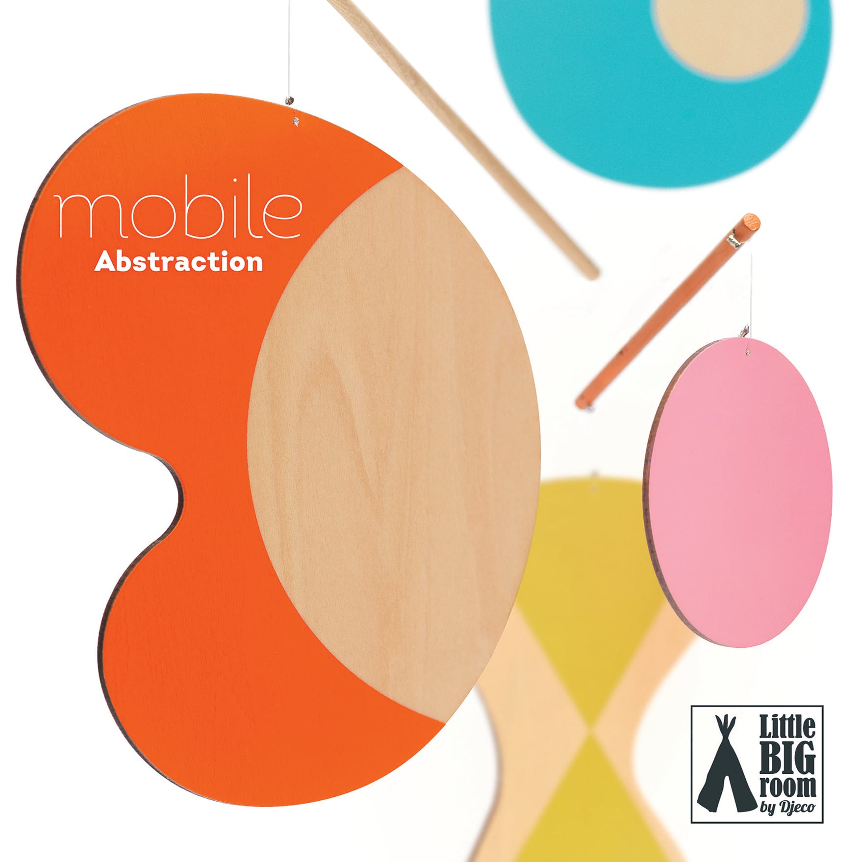 Giostrina Contemporanea in Legno Astrazione Djeco Mobile | DD04366